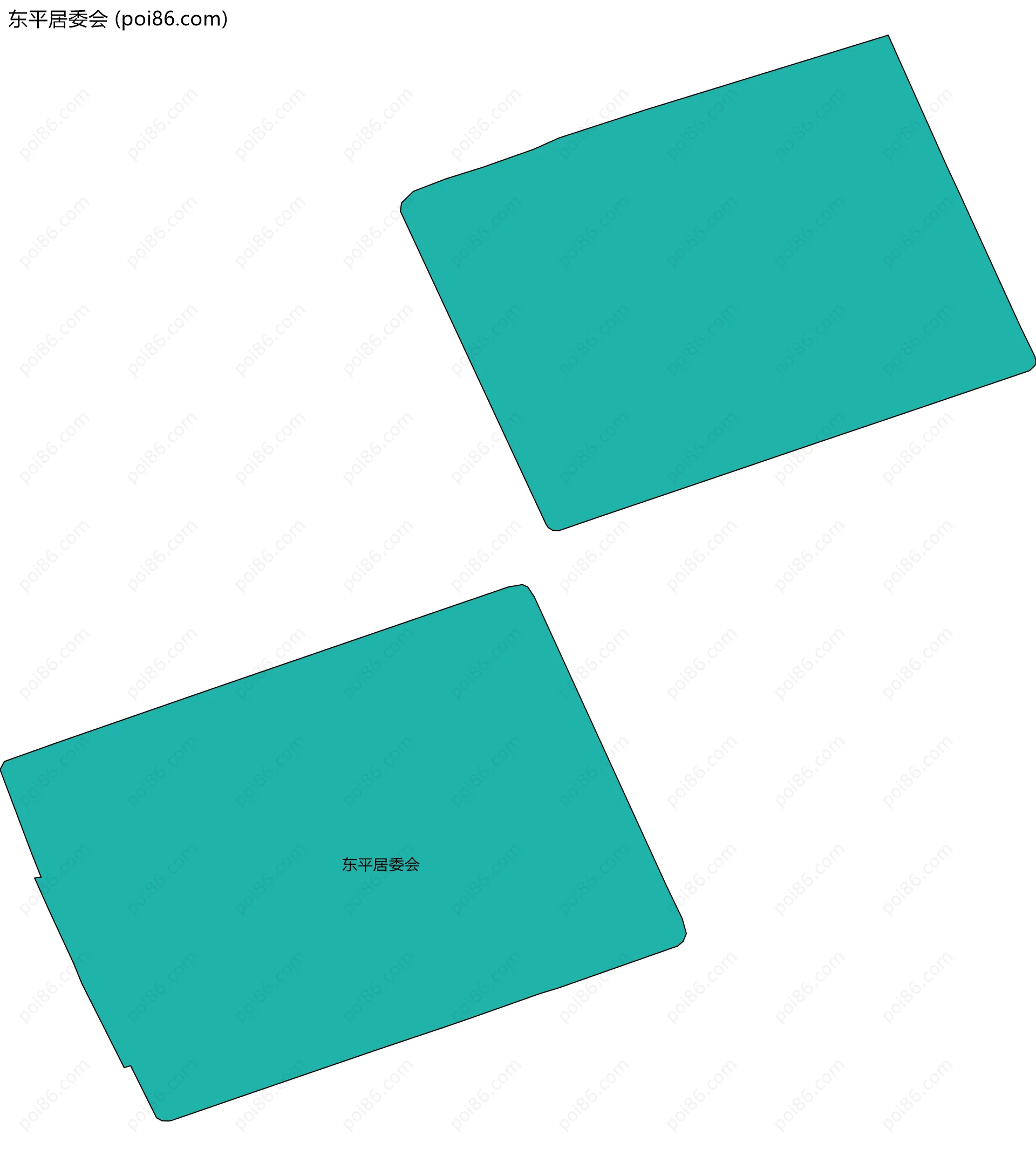 东平居委会边界地图