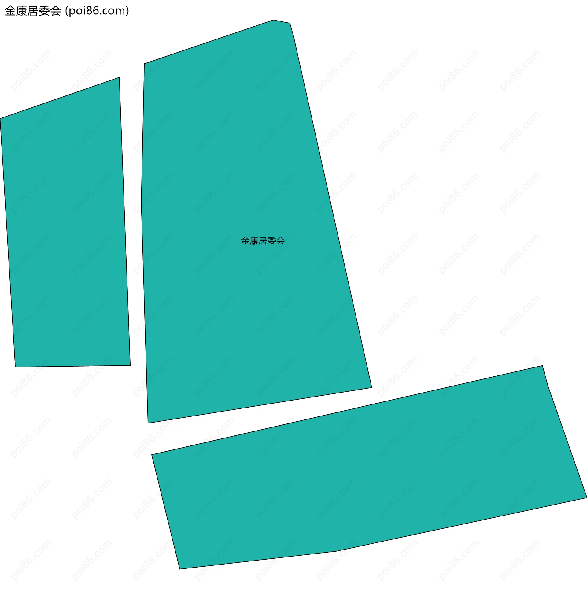 金康居委会边界地图
