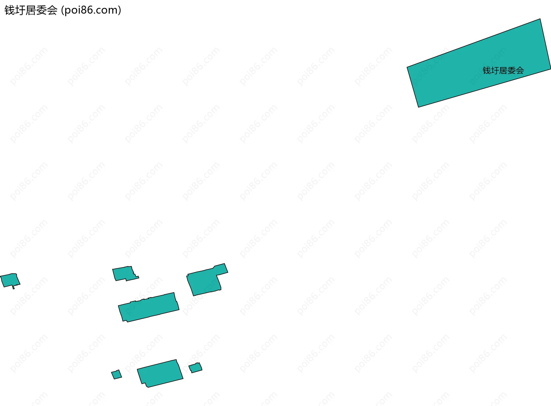 钱圩居委会边界地图