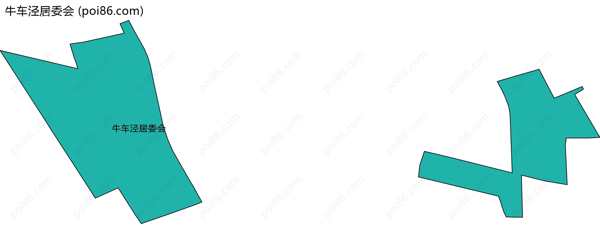 牛车泾居委会边界地图