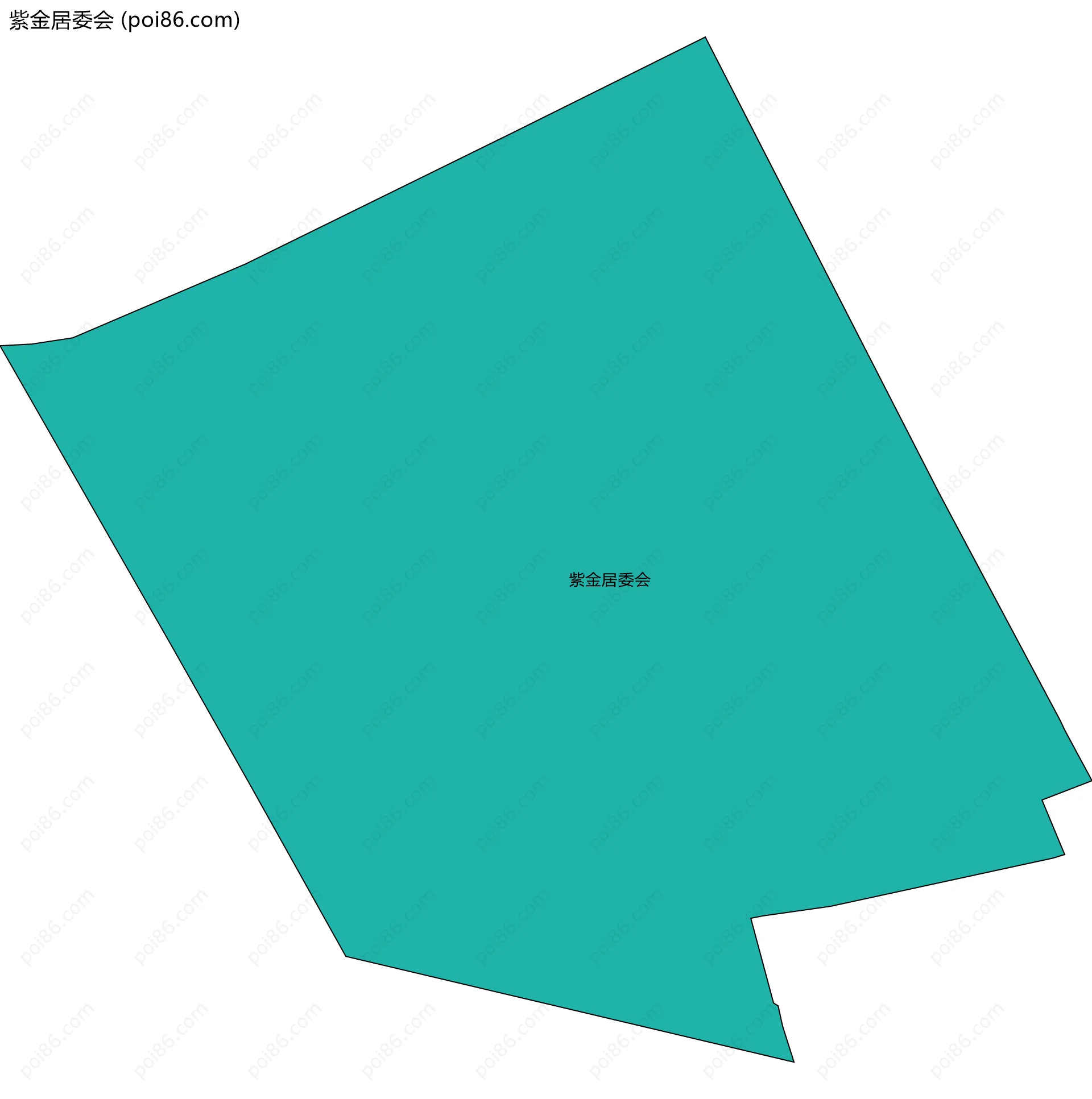 紫金居委会边界地图