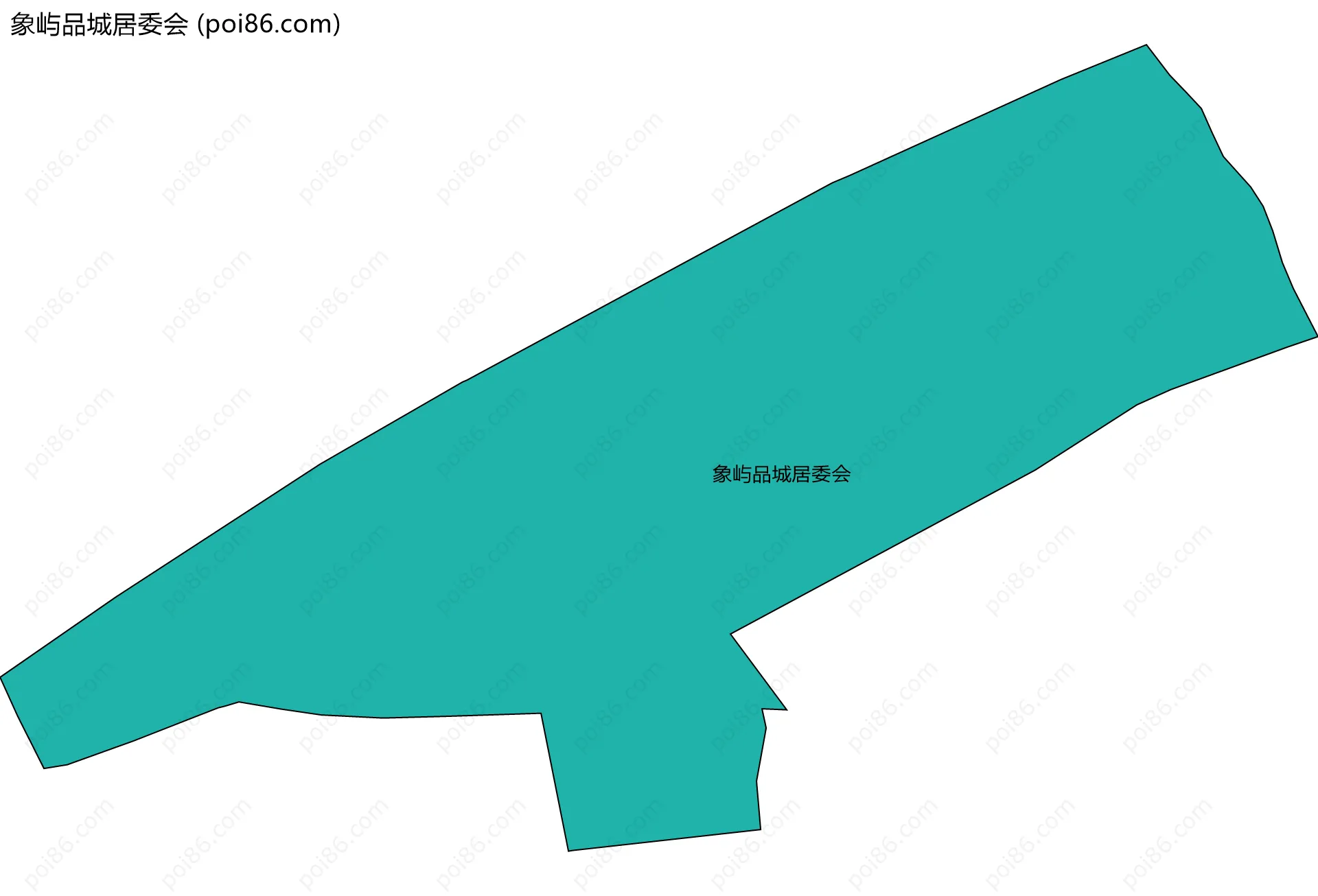 象屿品城居委会边界地图