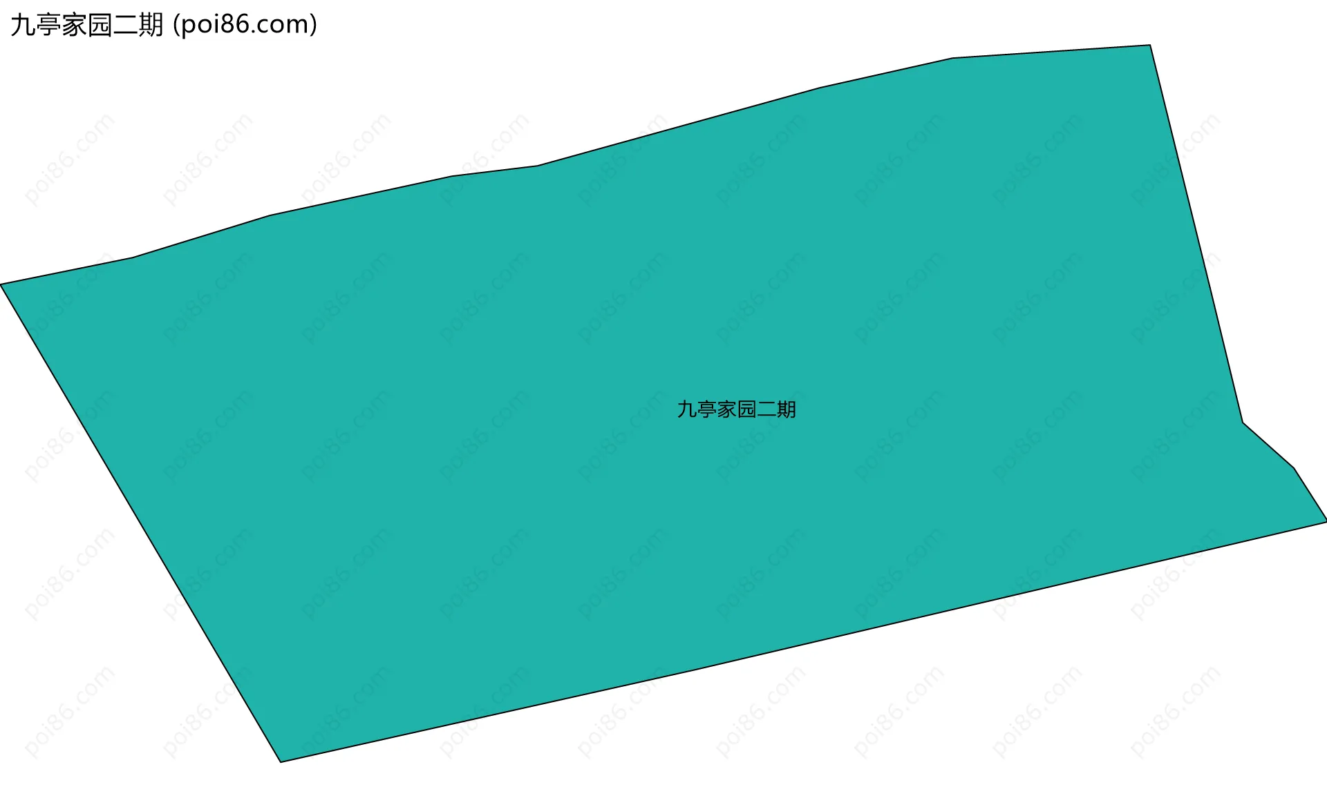 九亭家园二期边界地图