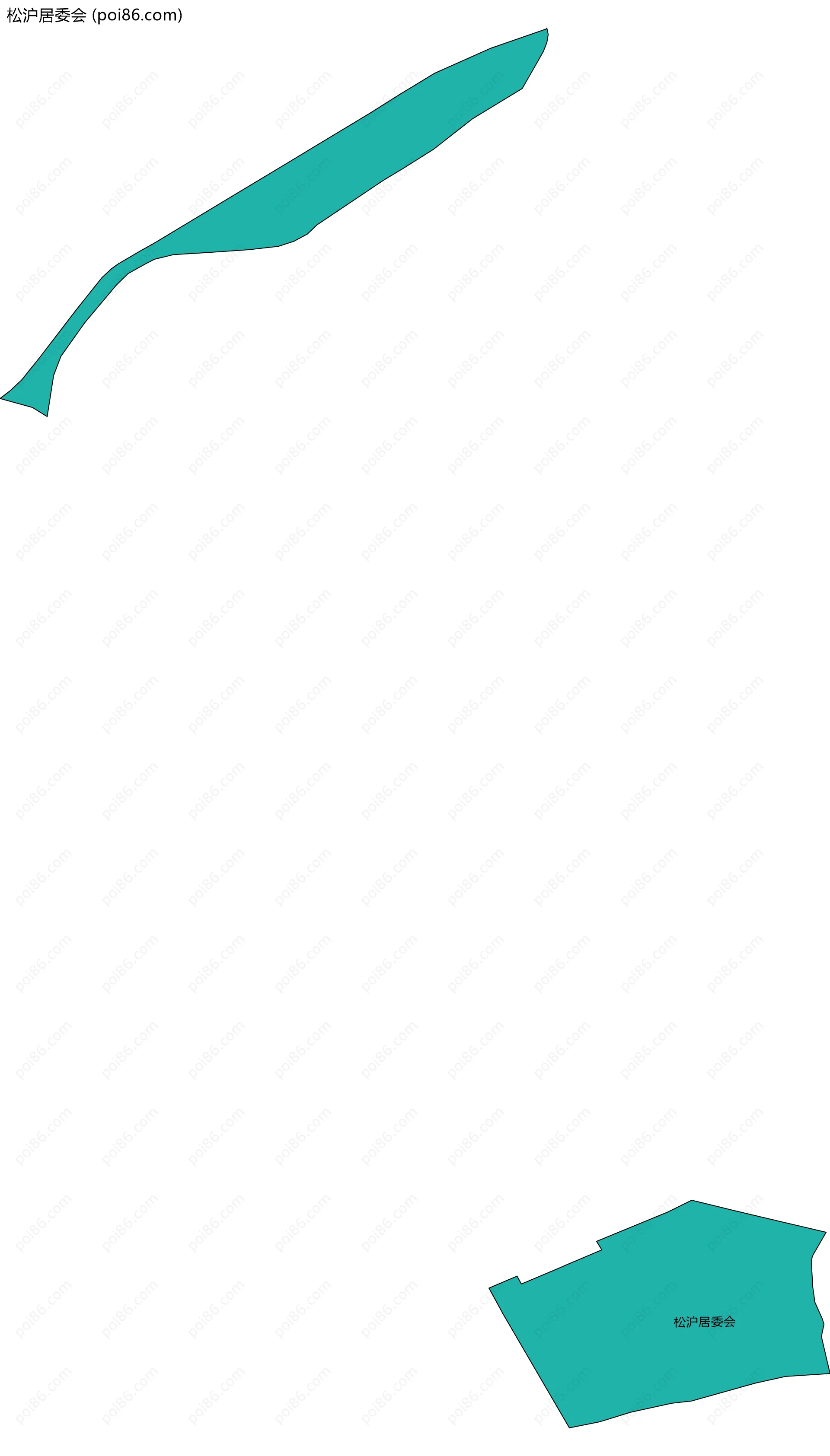 松沪居委会边界地图