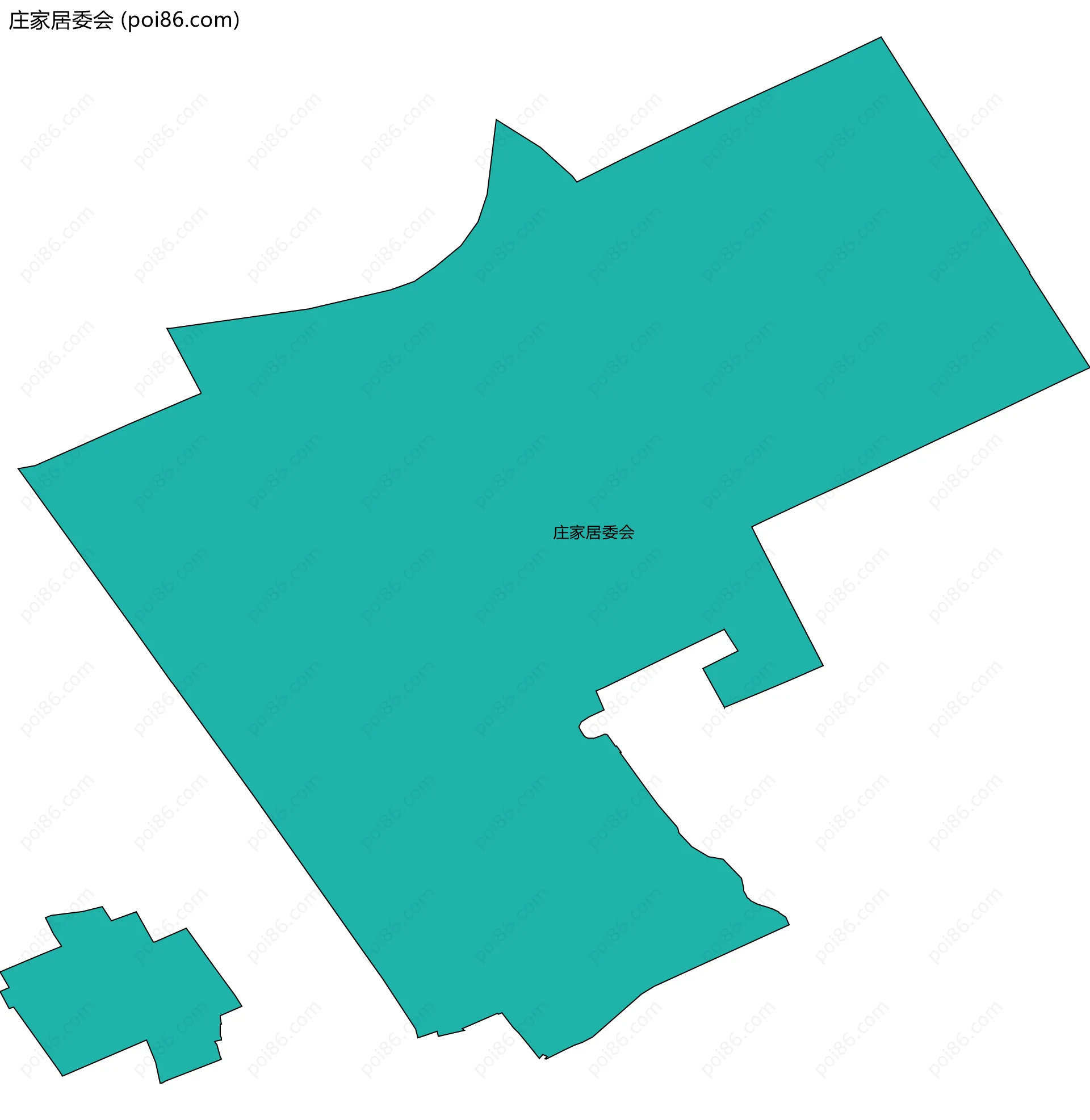 庄家居委会边界地图