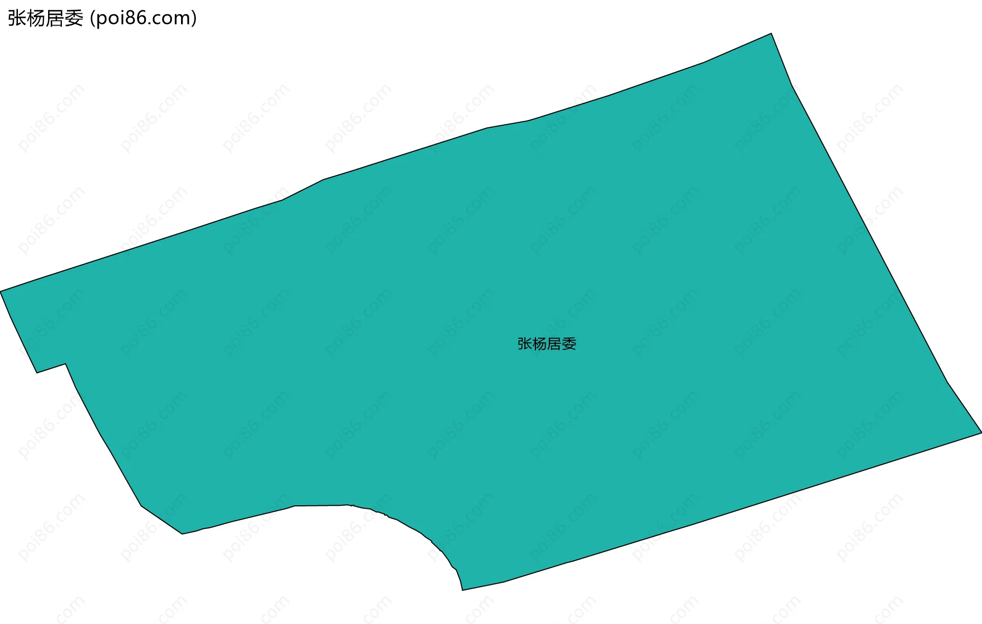张杨居委边界地图