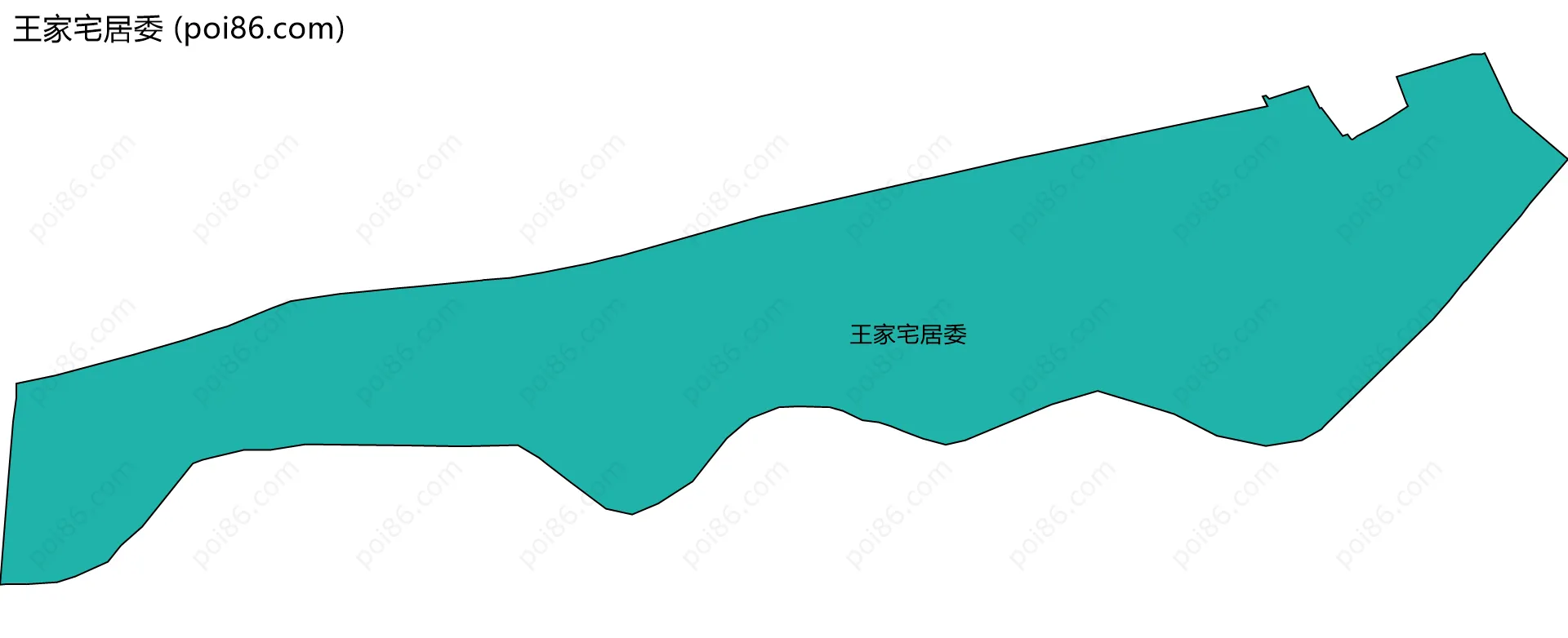 王家宅居委边界地图