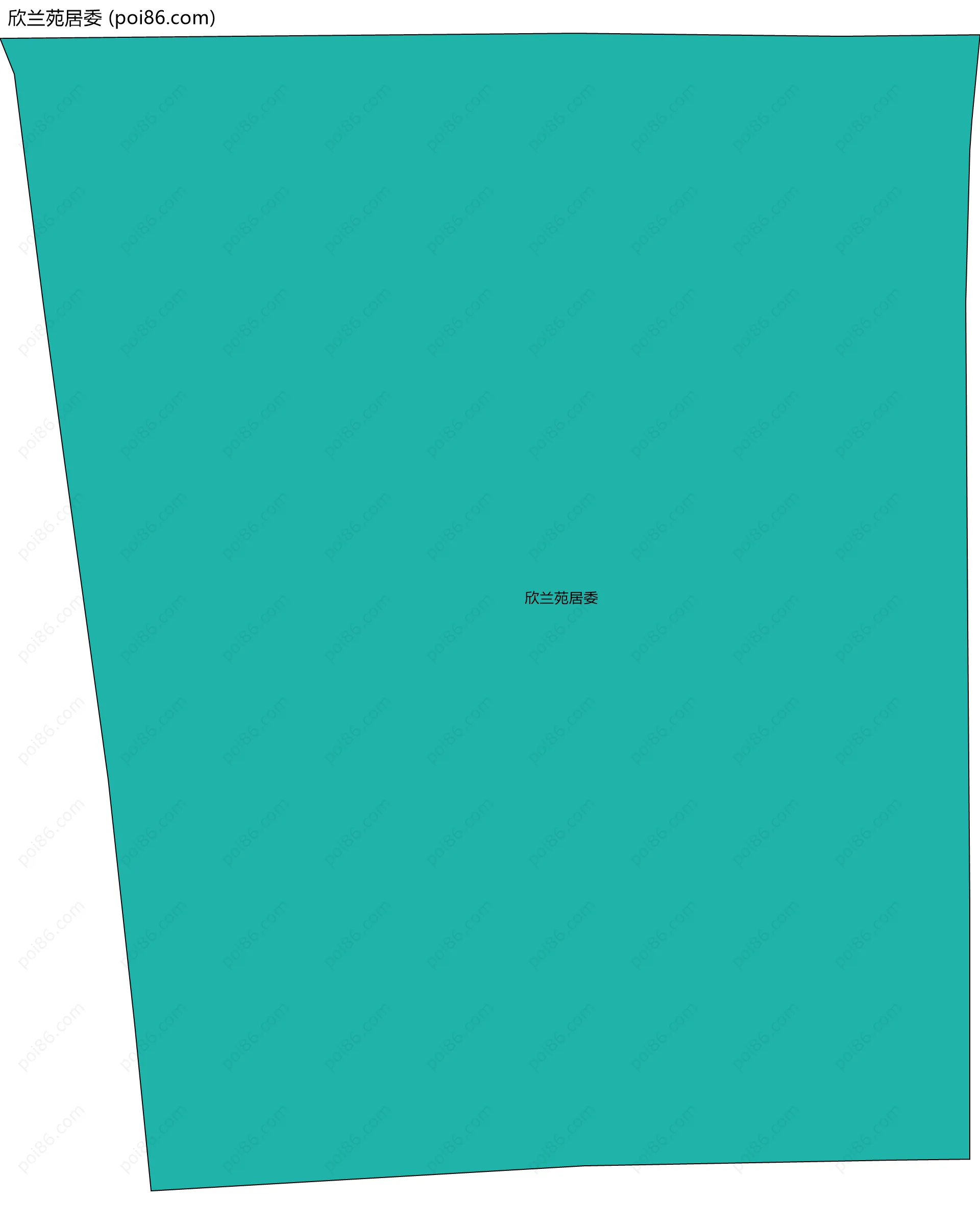 欣兰苑居委边界地图