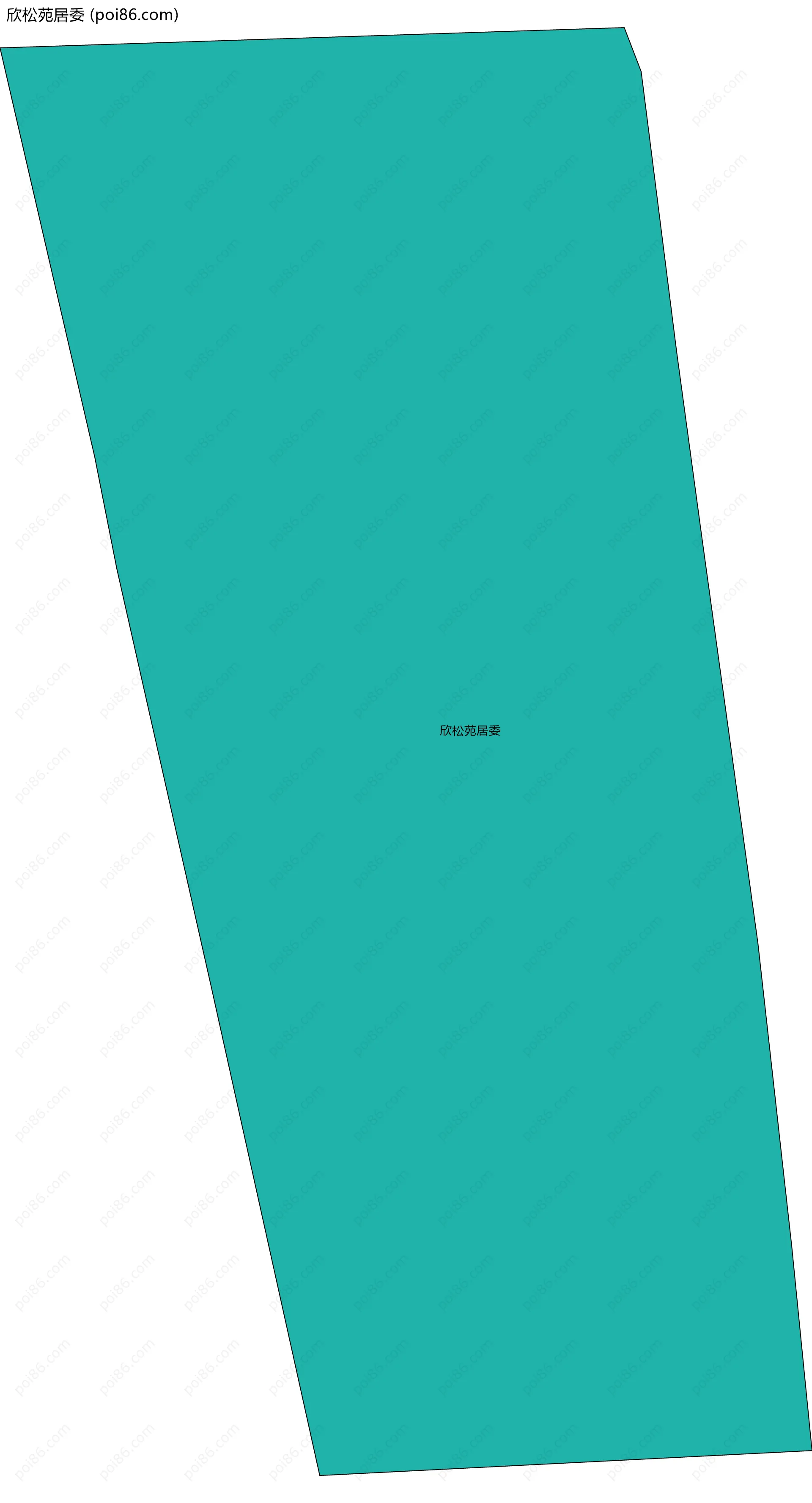 欣松苑居委边界地图