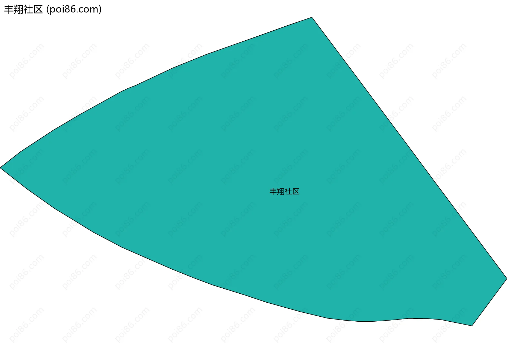 丰翔社区边界地图