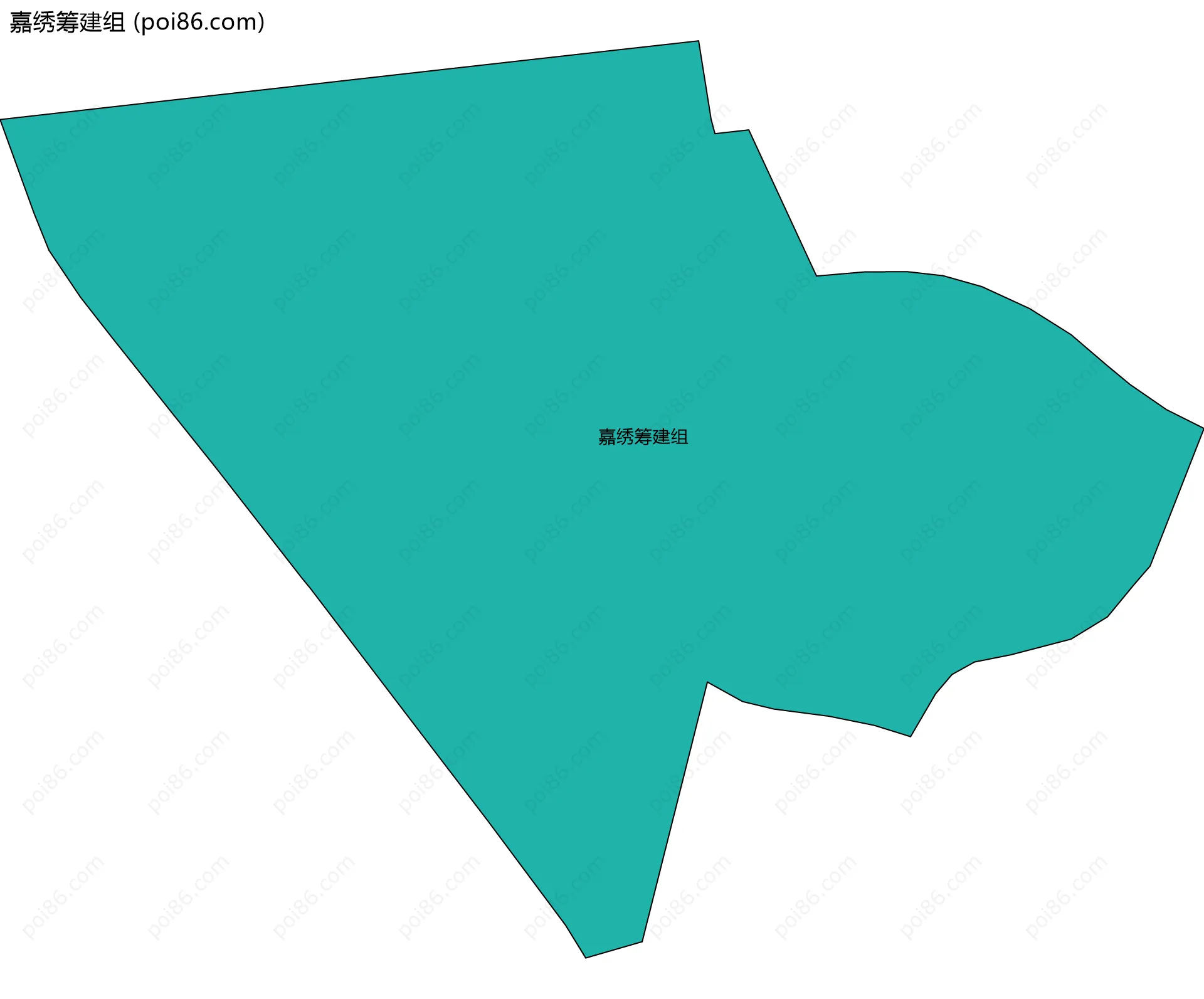 嘉绣筹建组边界地图