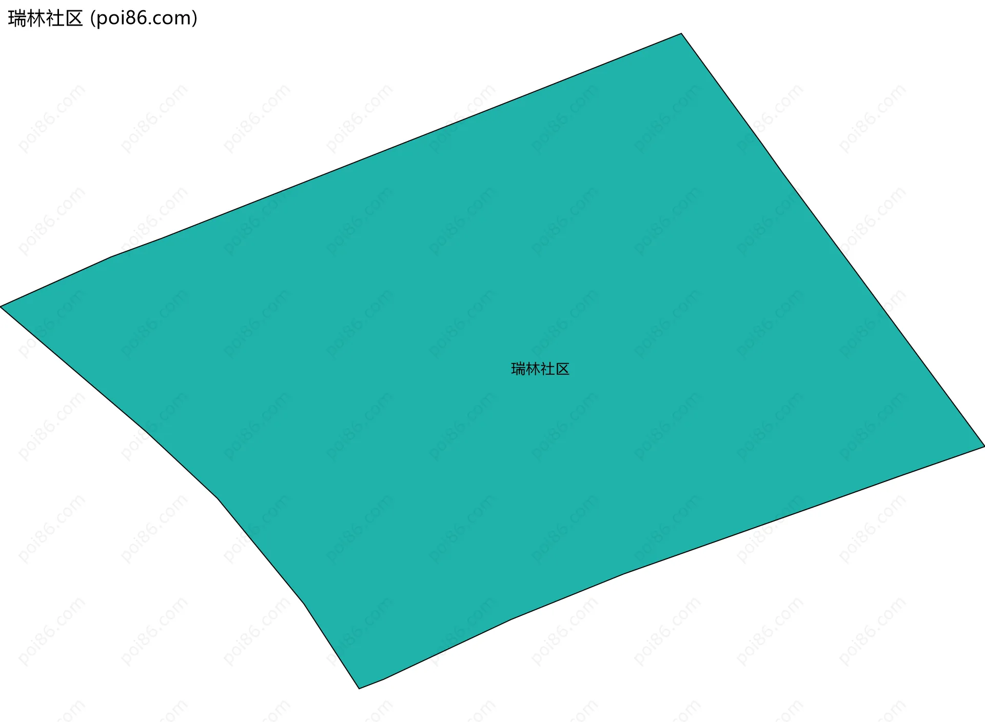 瑞林社区边界地图