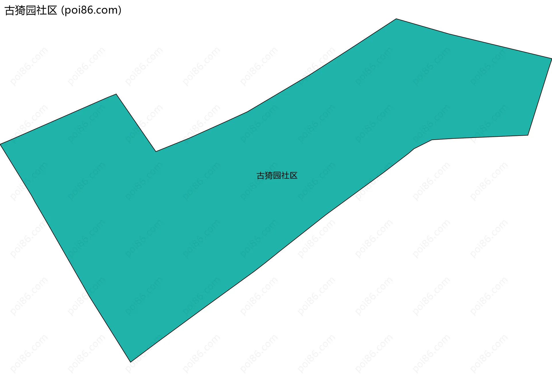 古猗园社区边界地图