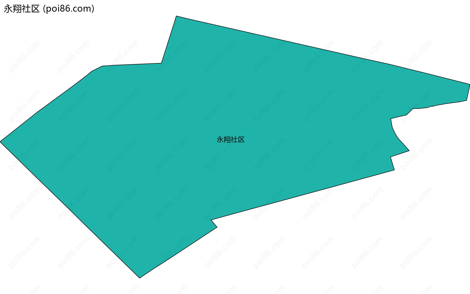 永翔社区边界地图