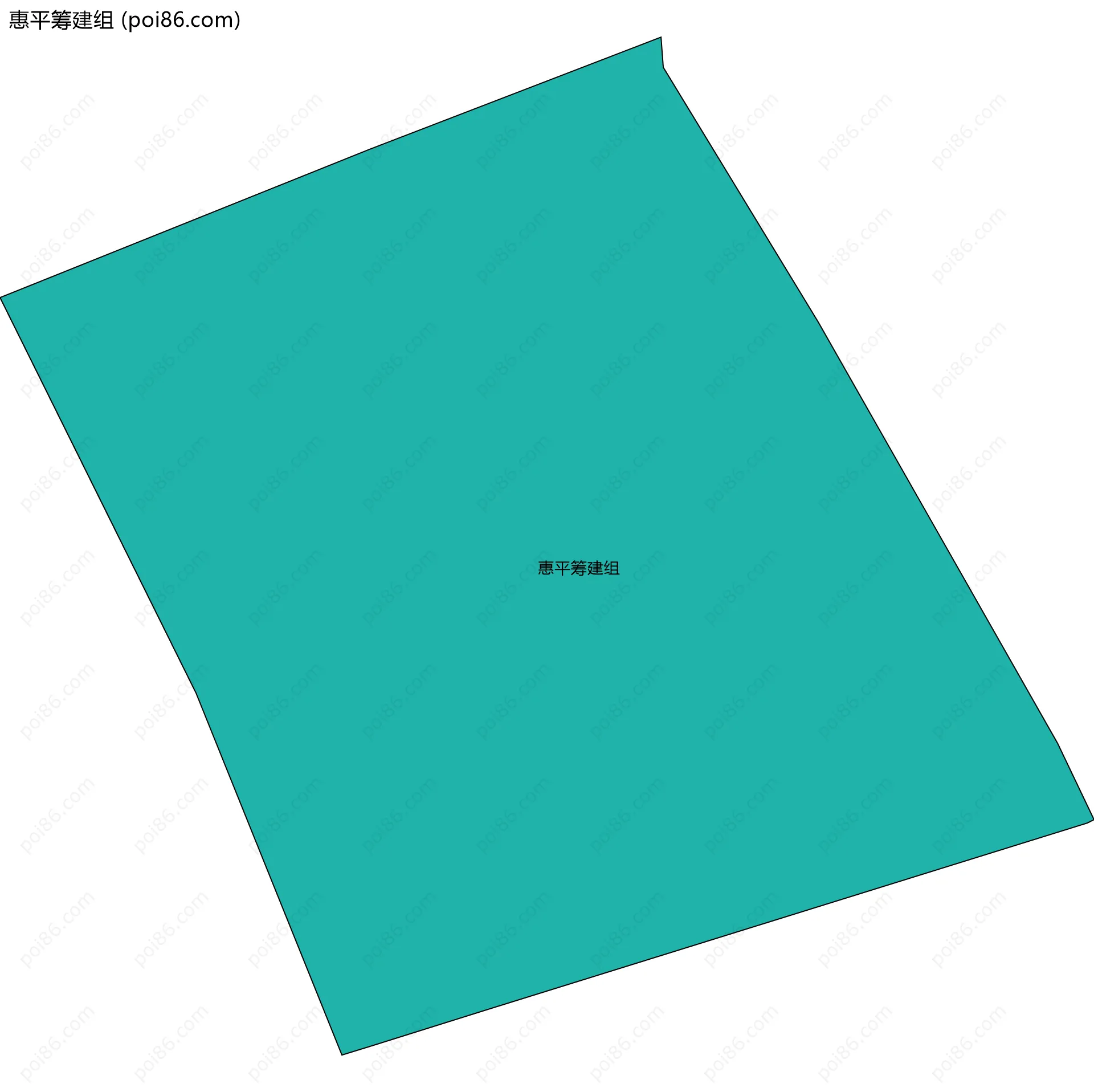 惠平筹建组边界地图