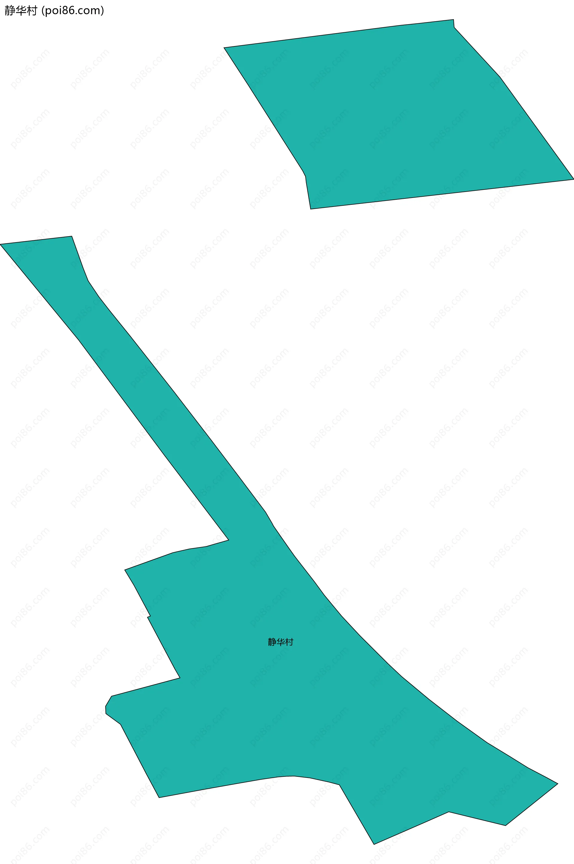 静华村边界地图