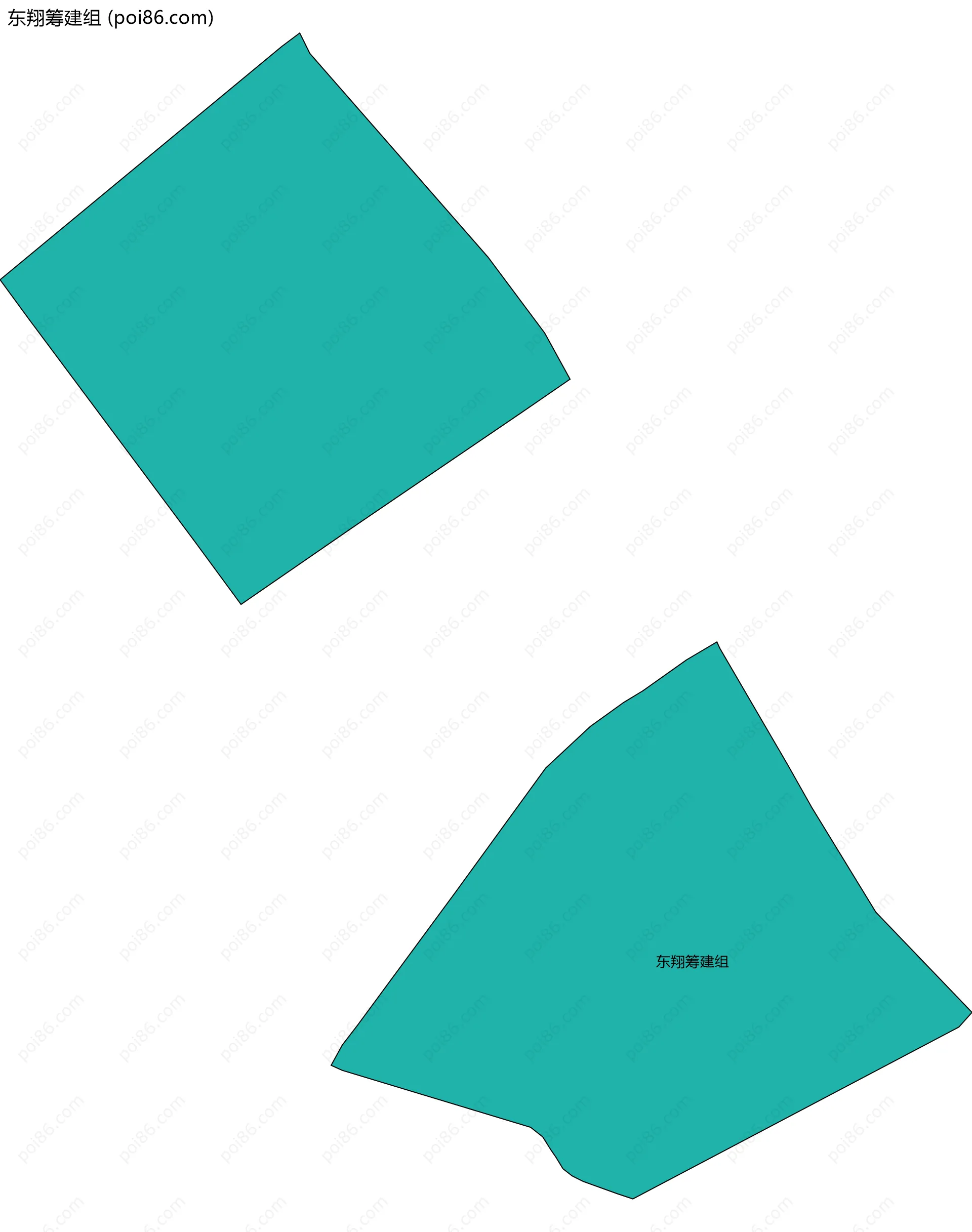 东翔筹建组边界地图