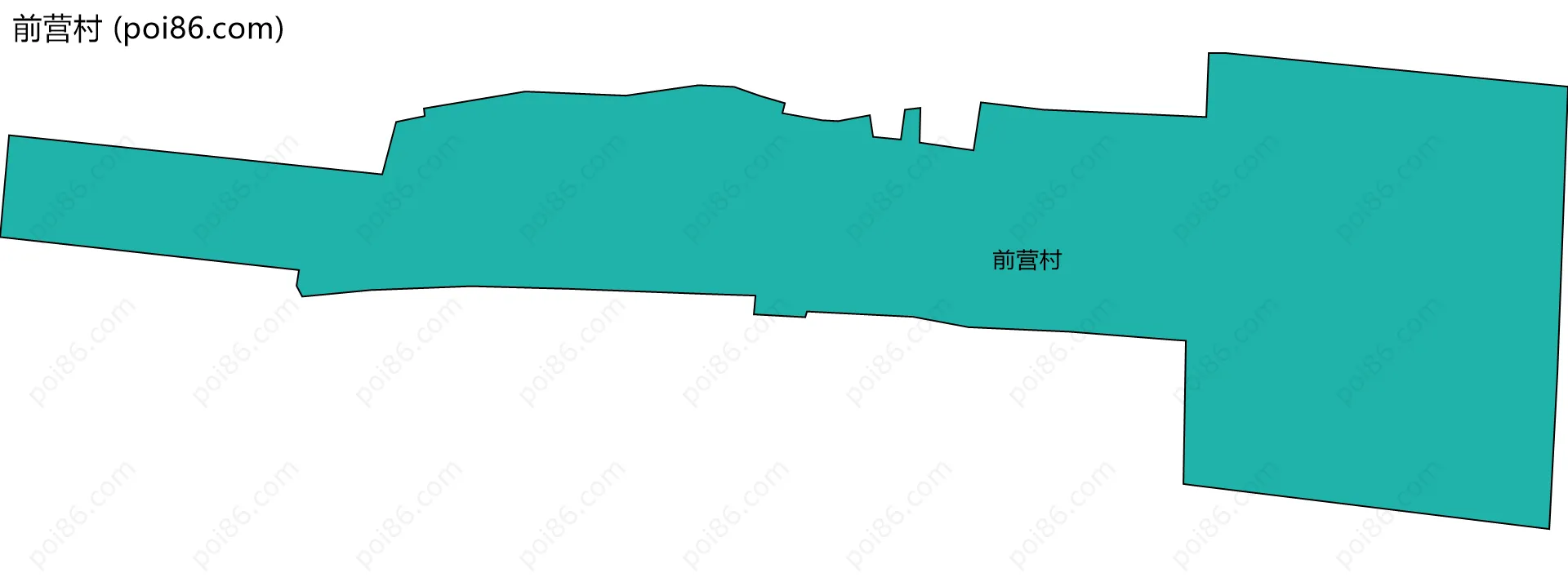 前营村边界地图