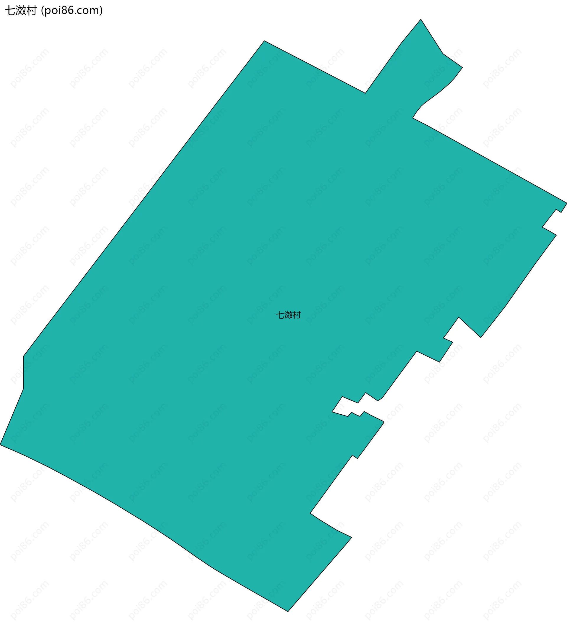 七滧村边界地图