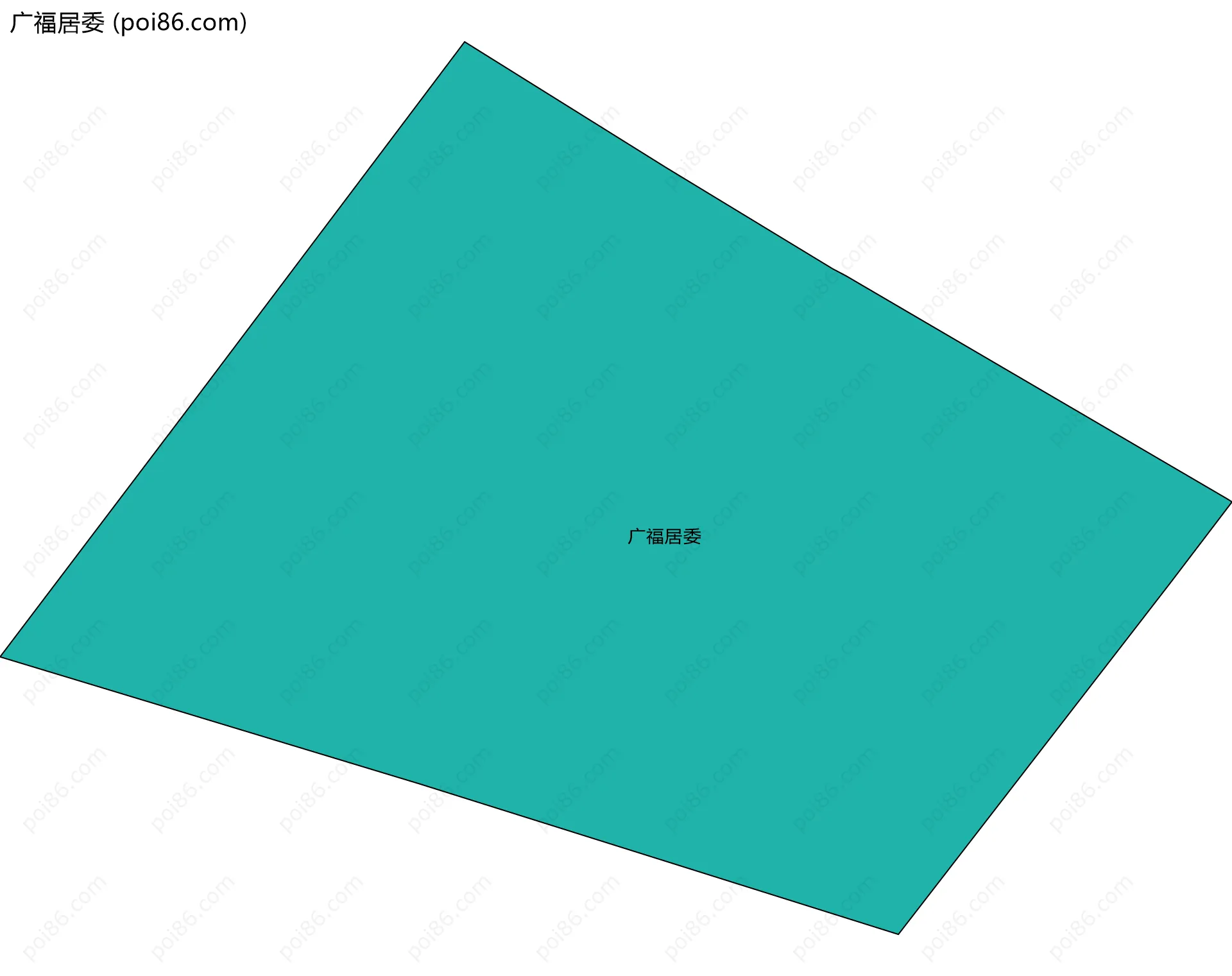 广福居委边界地图