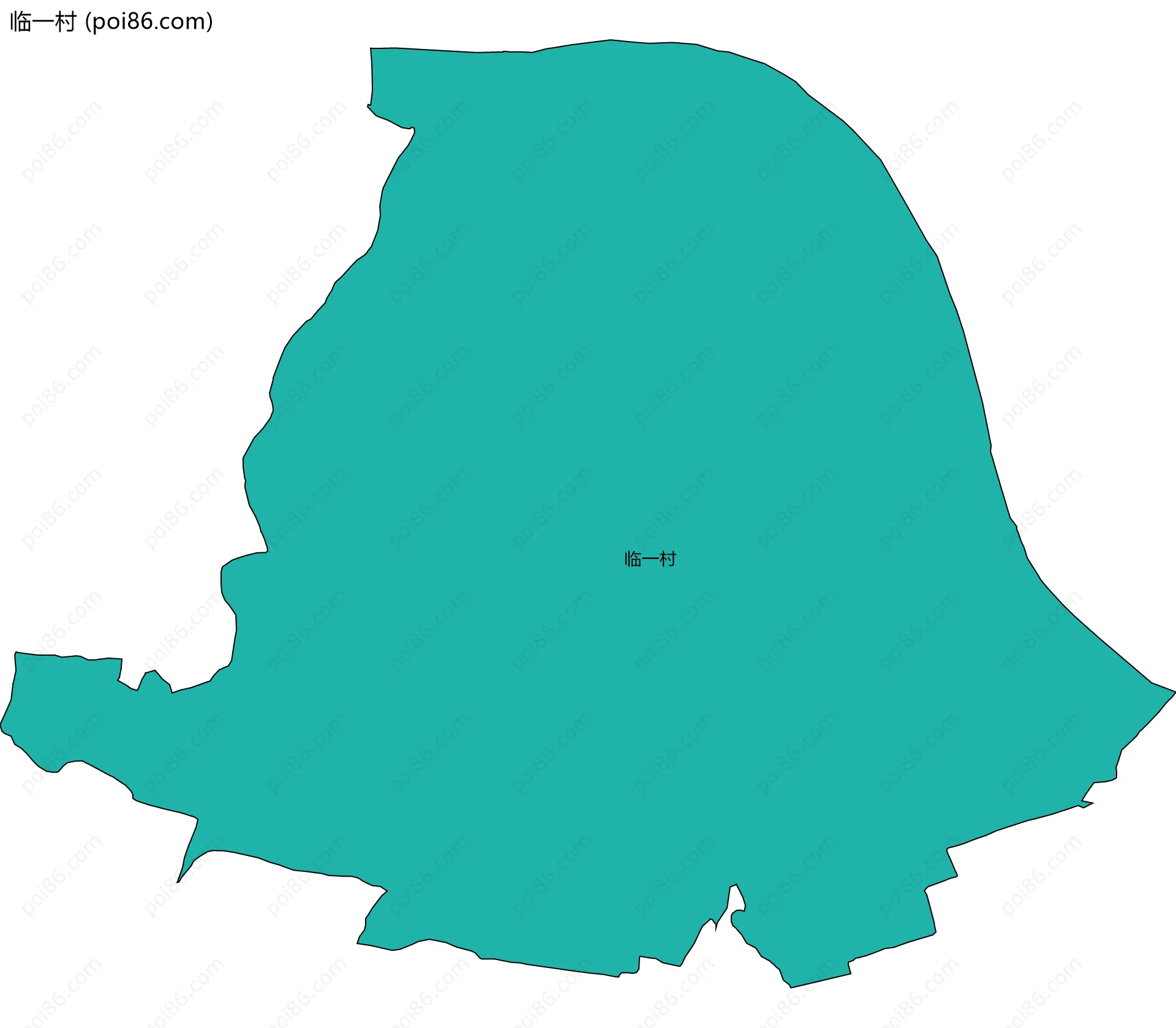 临一村边界地图