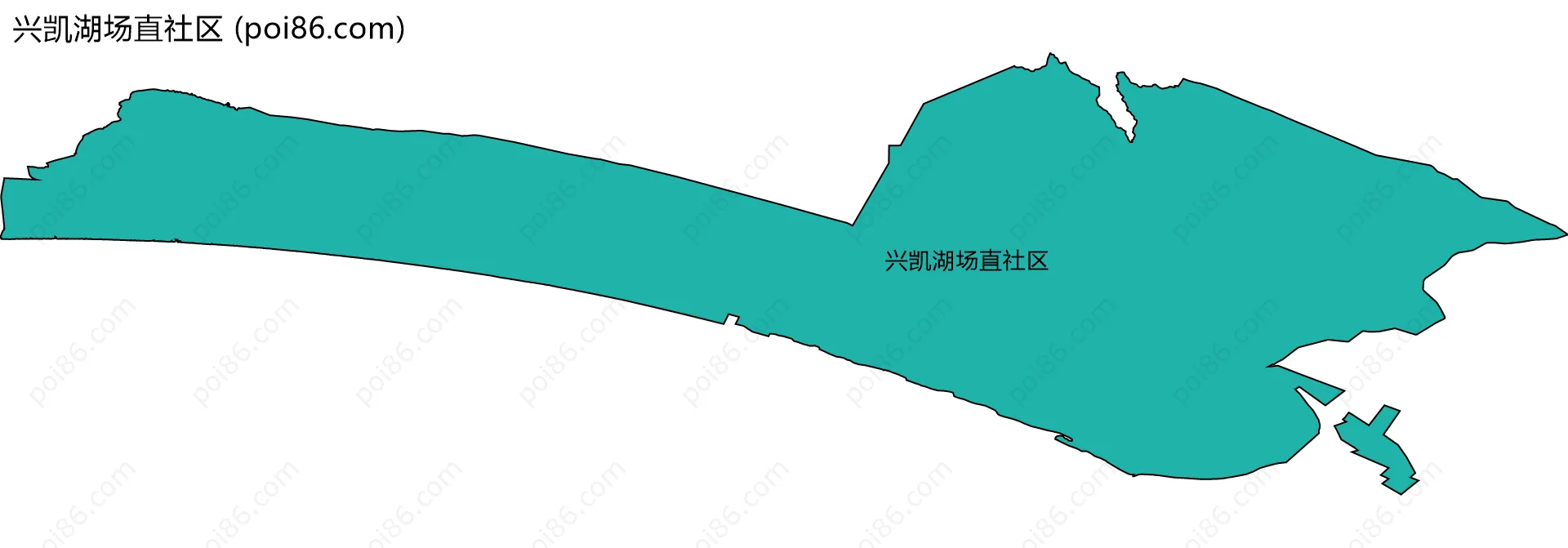 兴凯湖场直社区边界地图