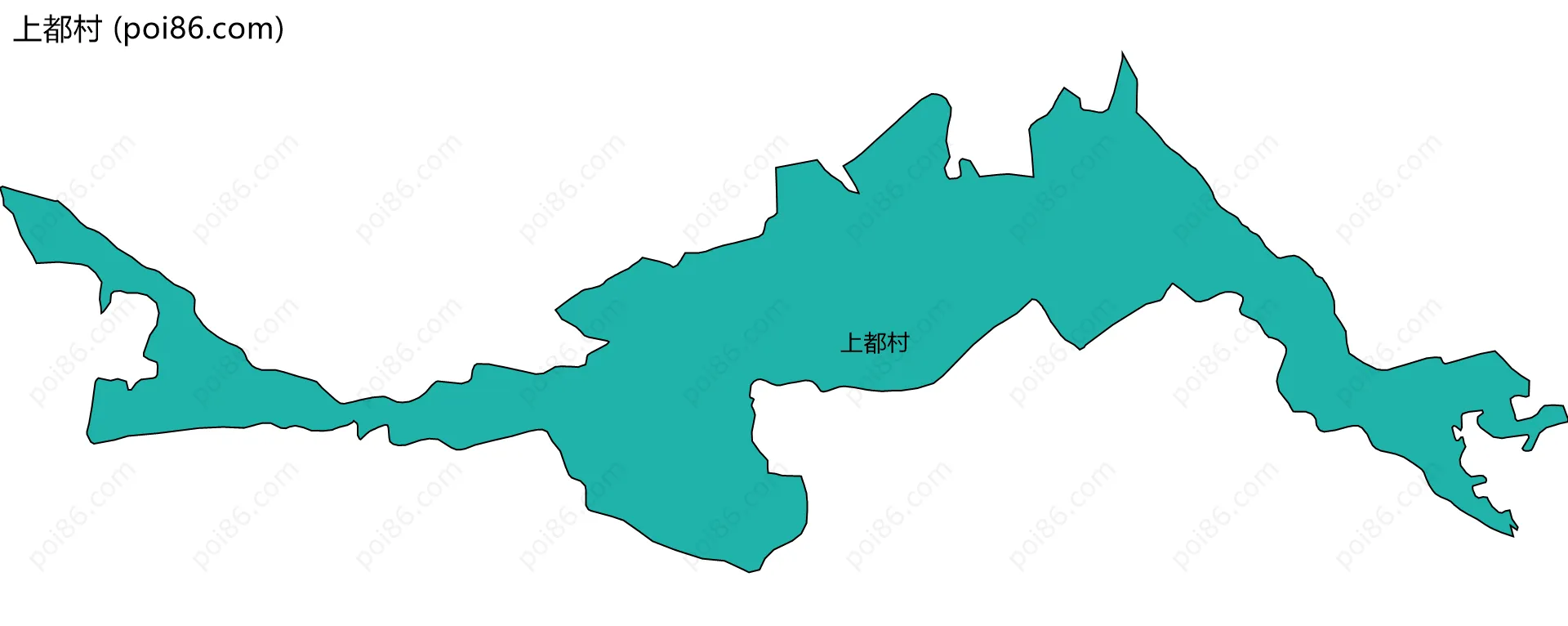上都村边界地图
