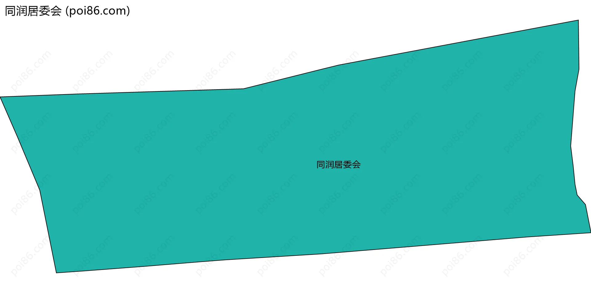 同润居委会边界地图