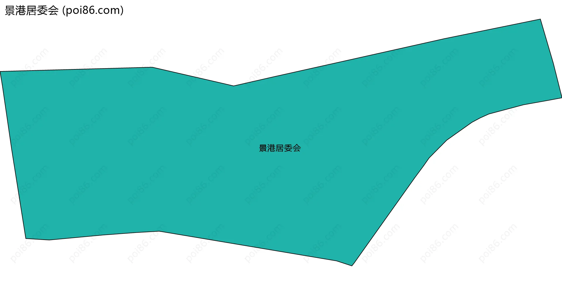 景港居委会边界地图