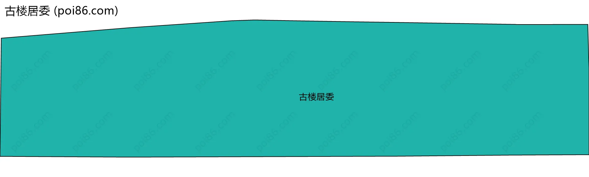 古楼居委边界地图