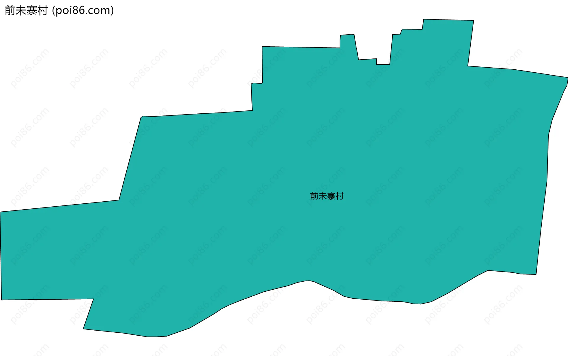前未寨村边界地图