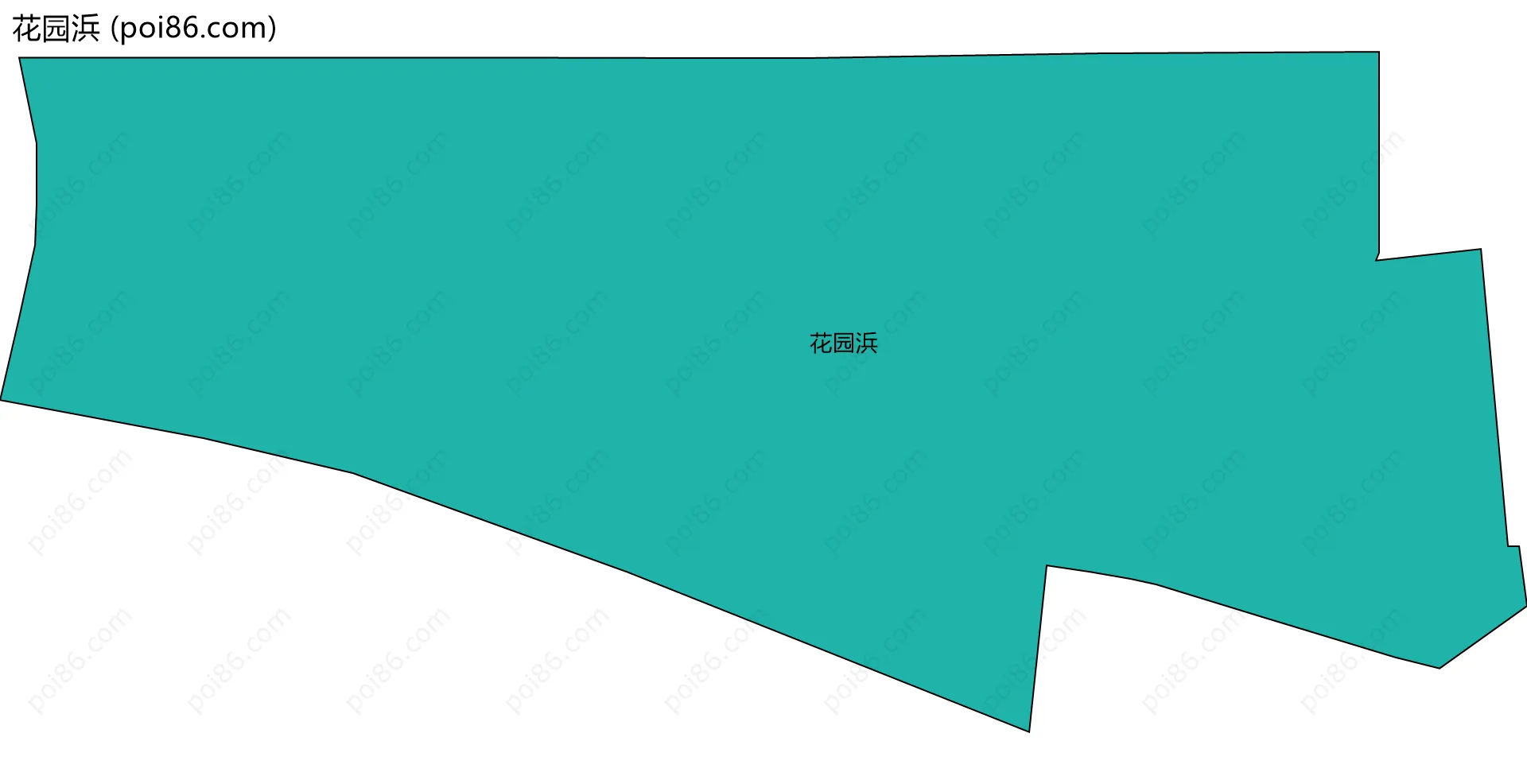 花园浜边界地图