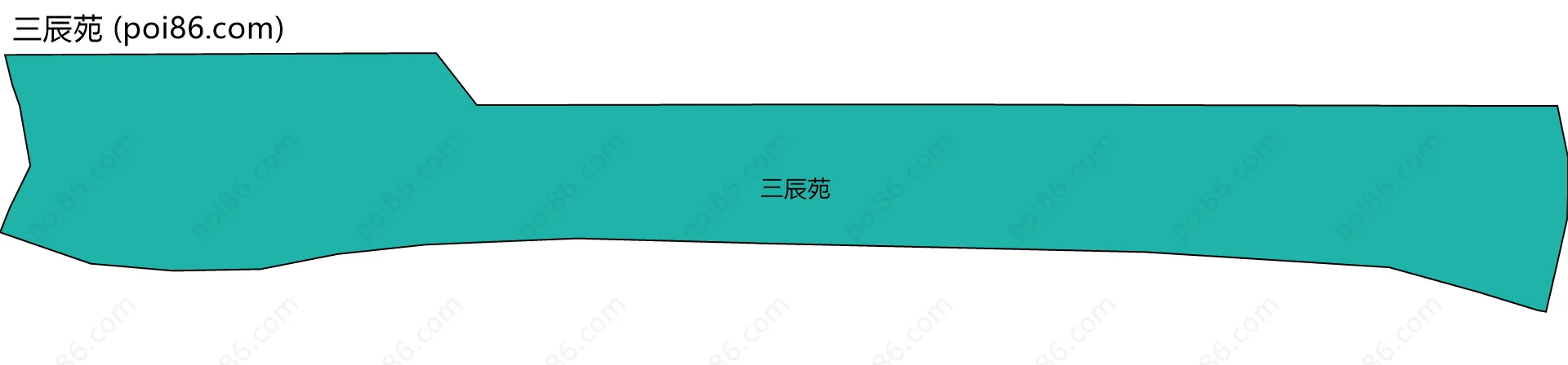 三辰苑边界地图