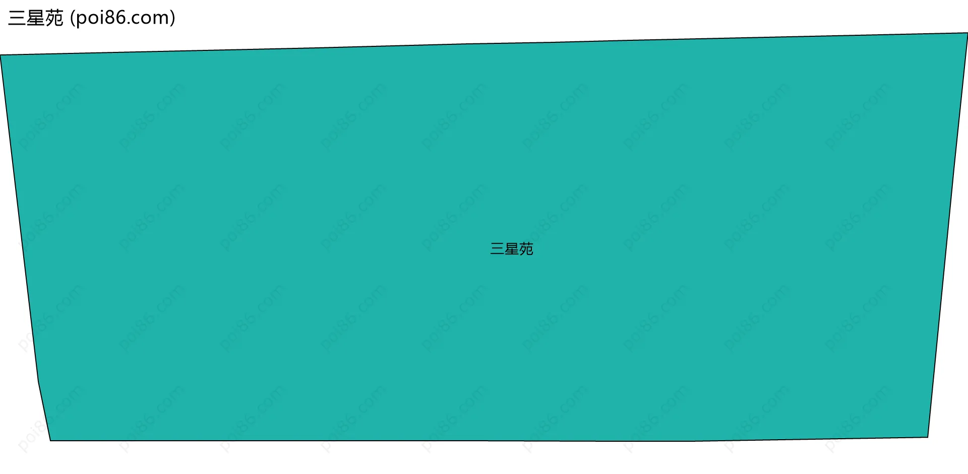 三星苑边界地图