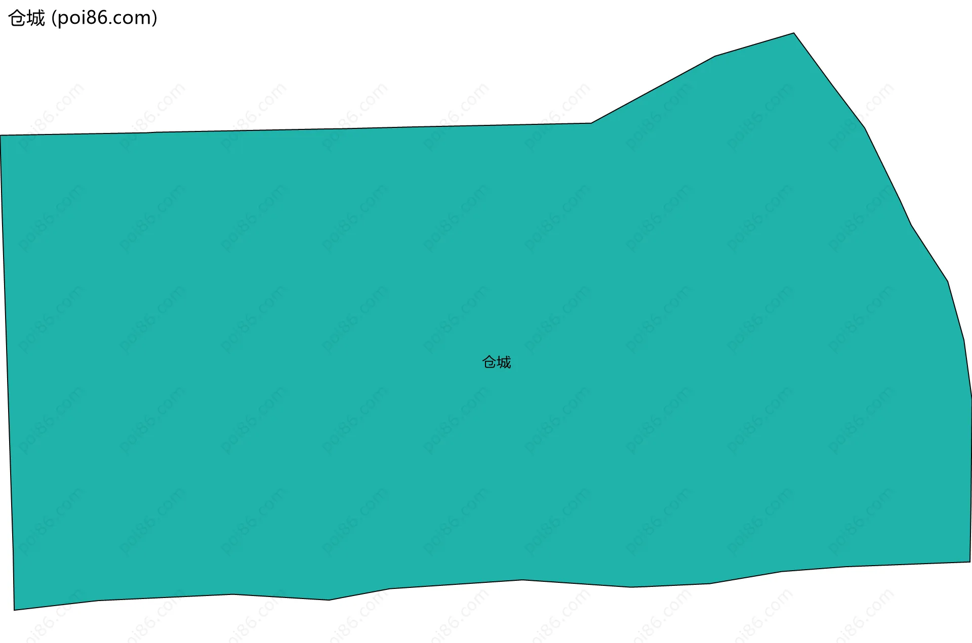 仓城边界地图