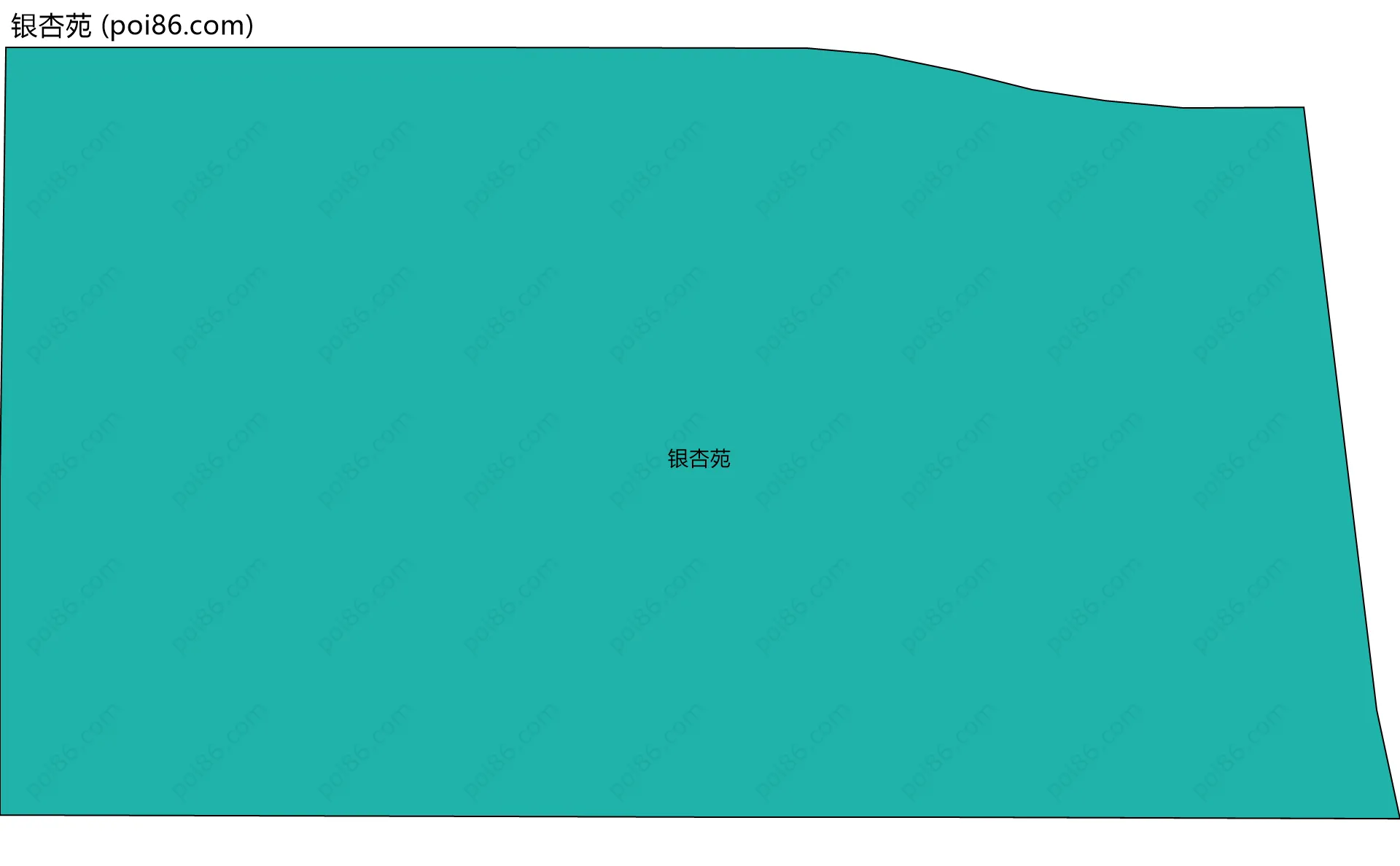 银杏苑边界地图