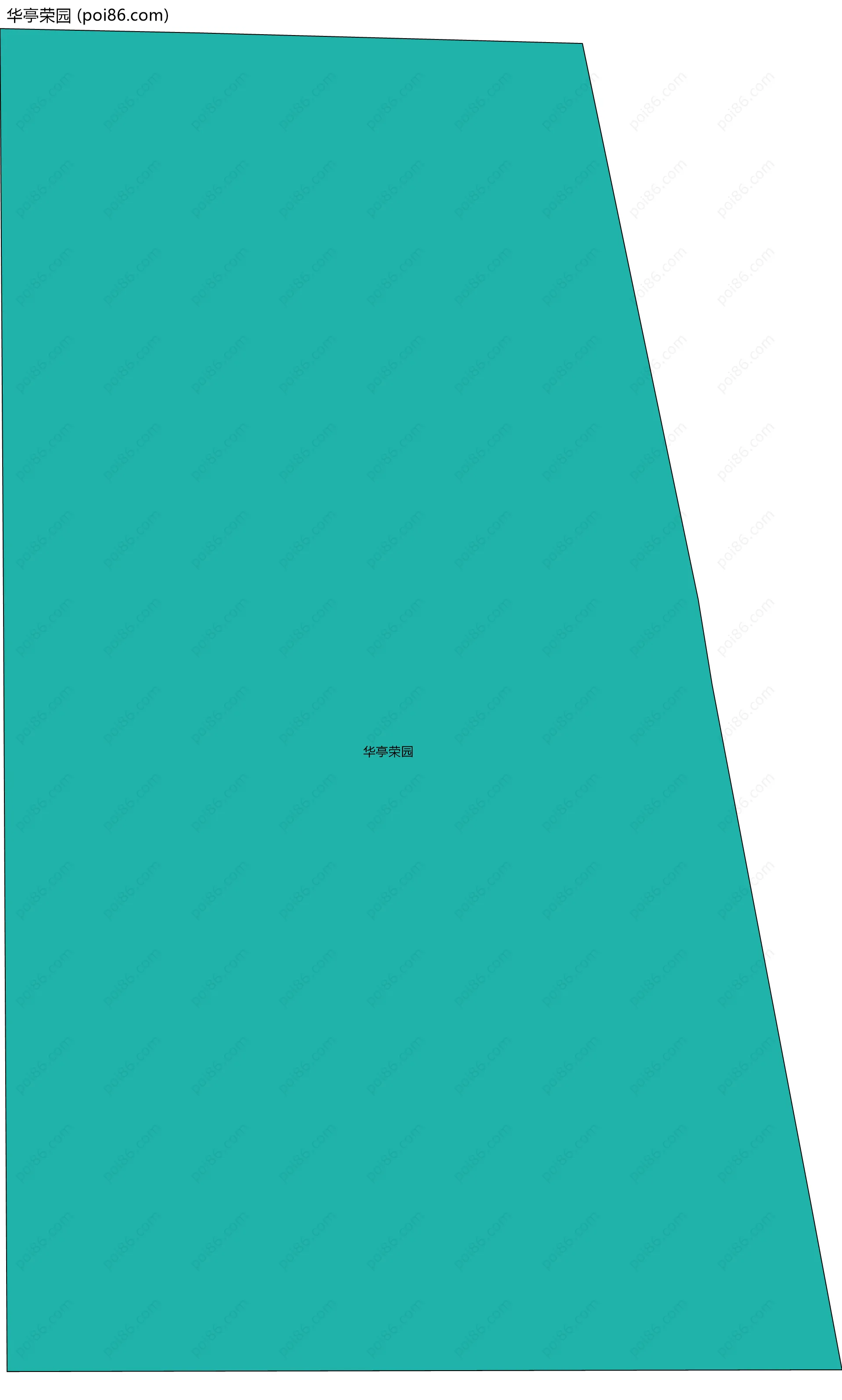 华亭荣园边界地图