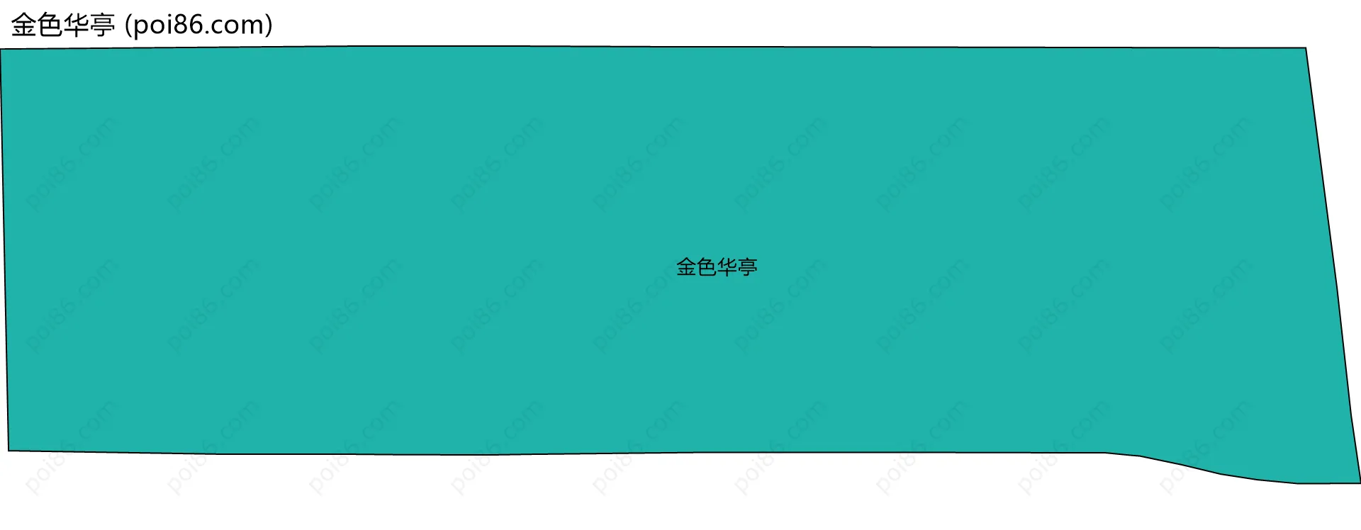 金色华亭边界地图