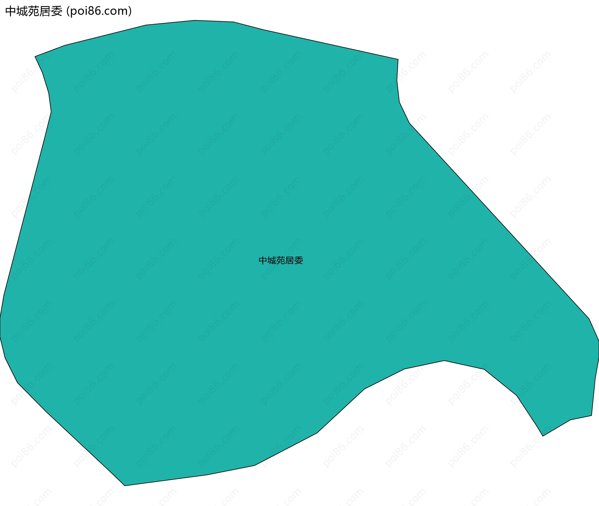 中城苑居委边界地图