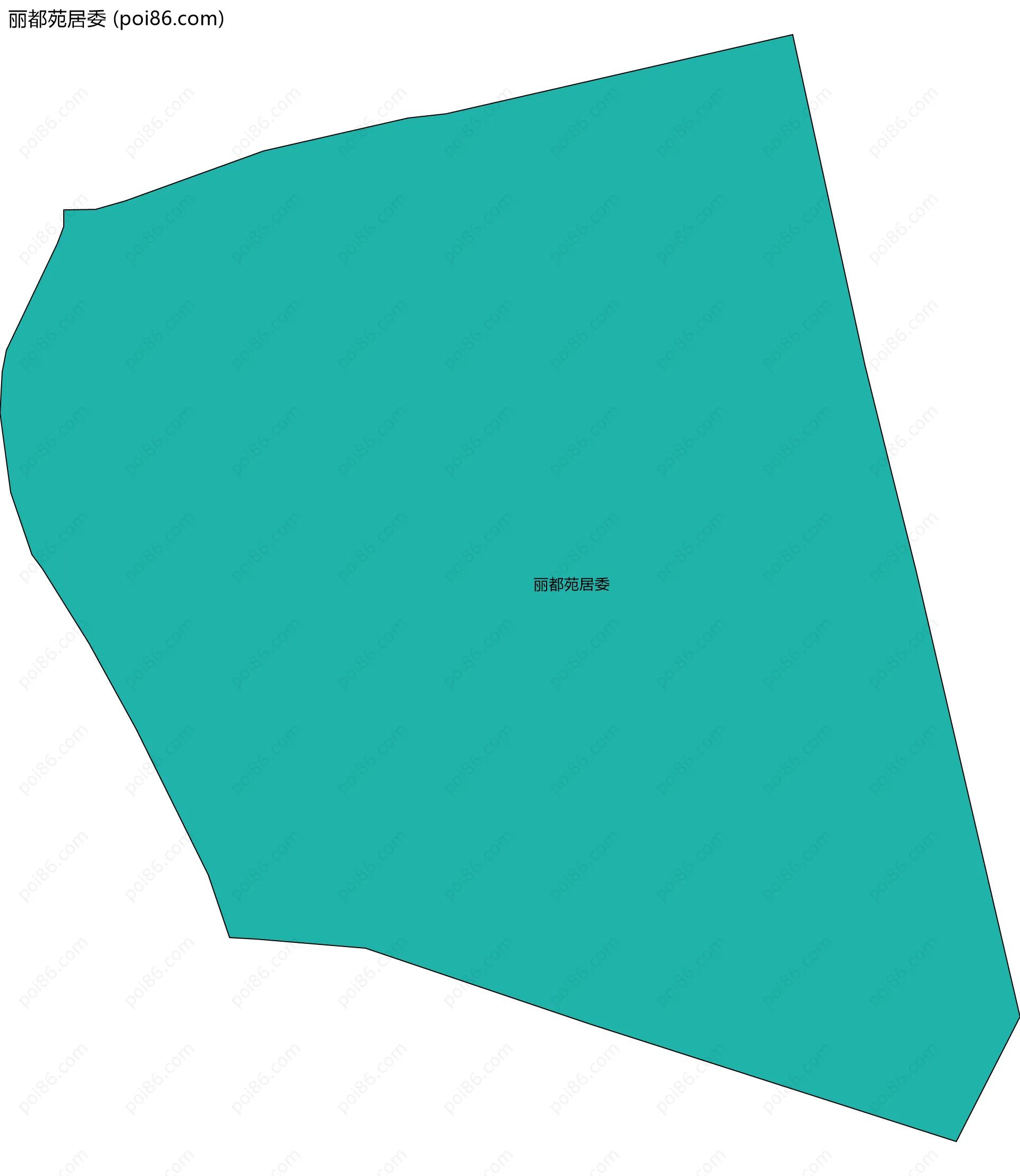 丽都苑居委边界地图