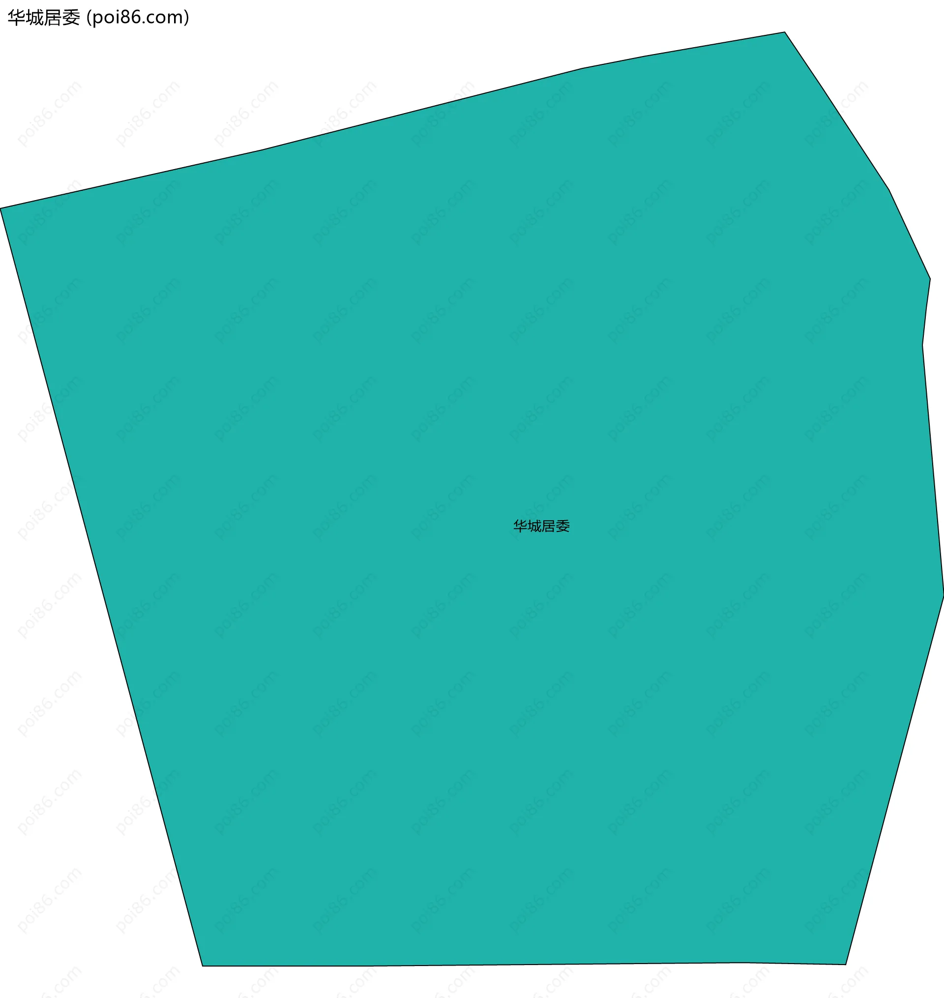 华城居委边界地图