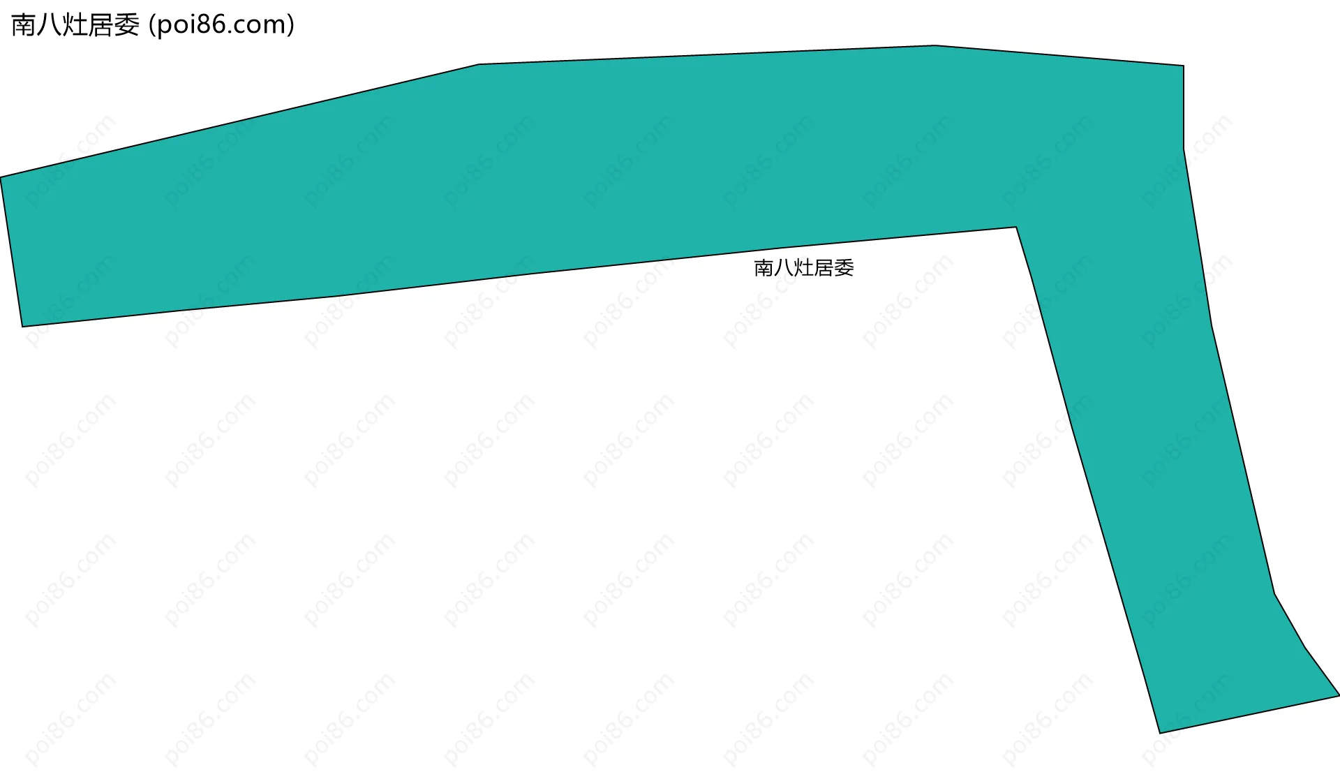 南八灶居委边界地图