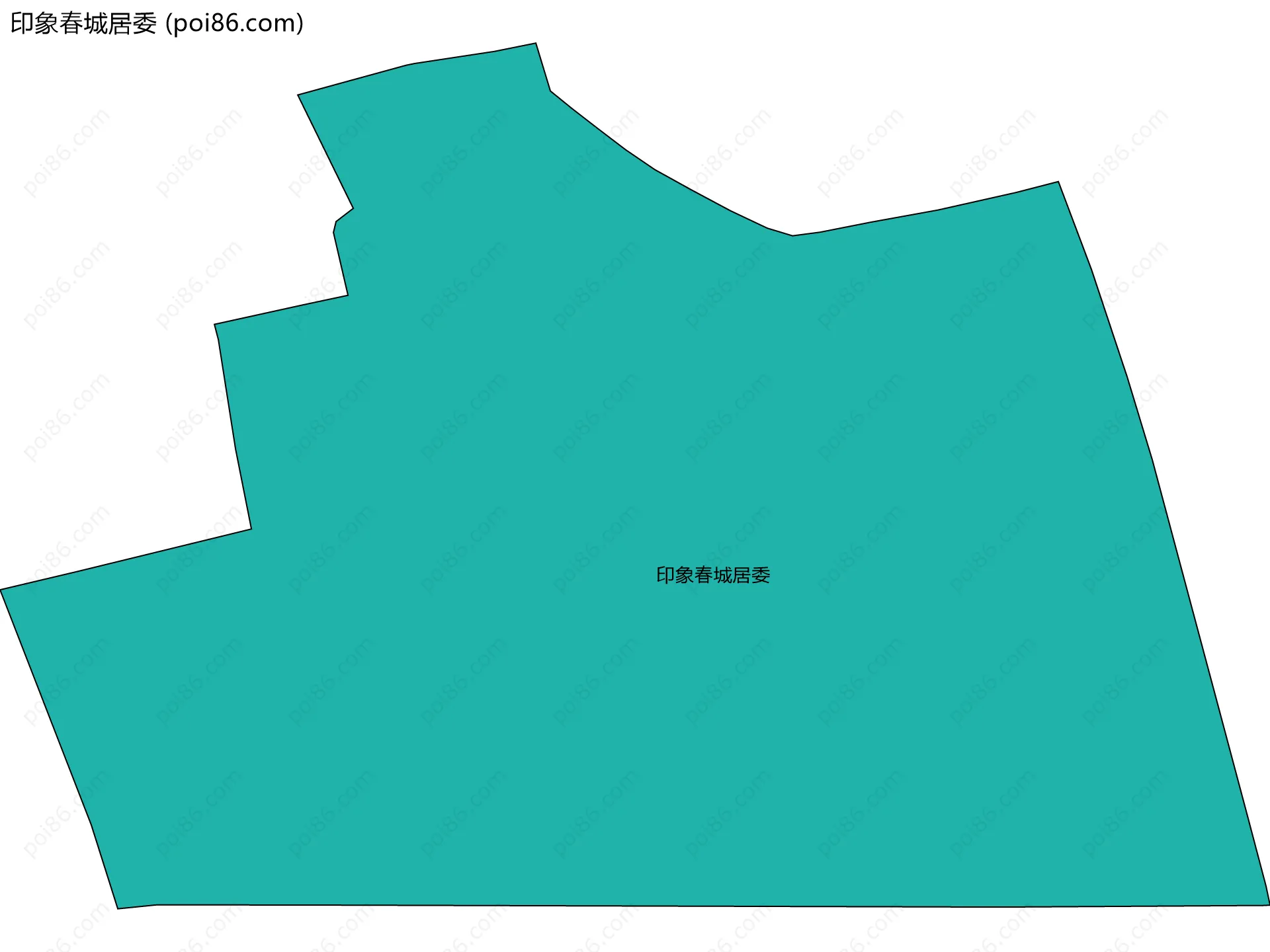印象春城居委边界地图