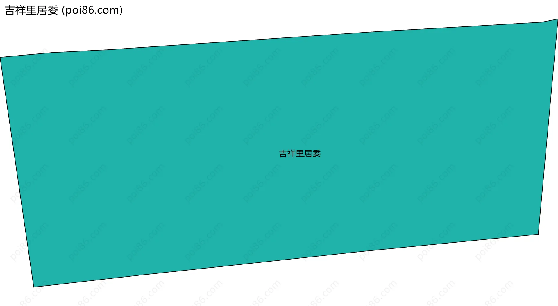 吉祥里居委边界地图
