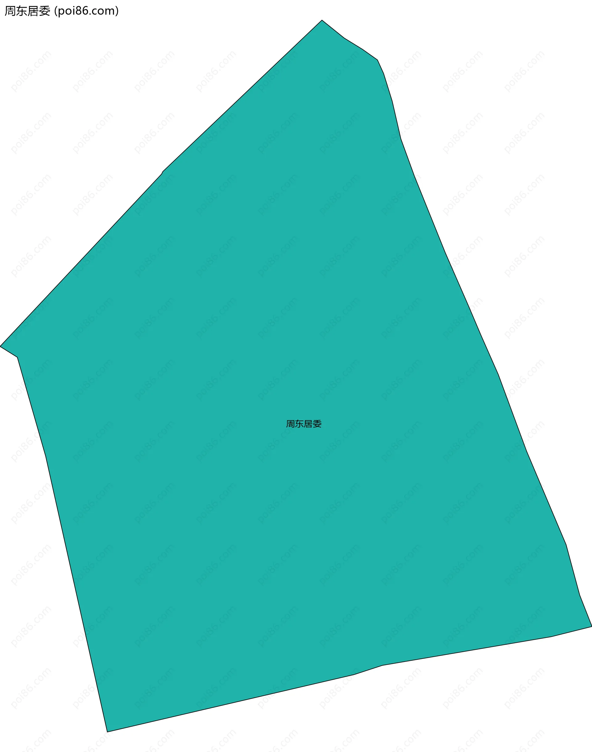 周东居委边界地图