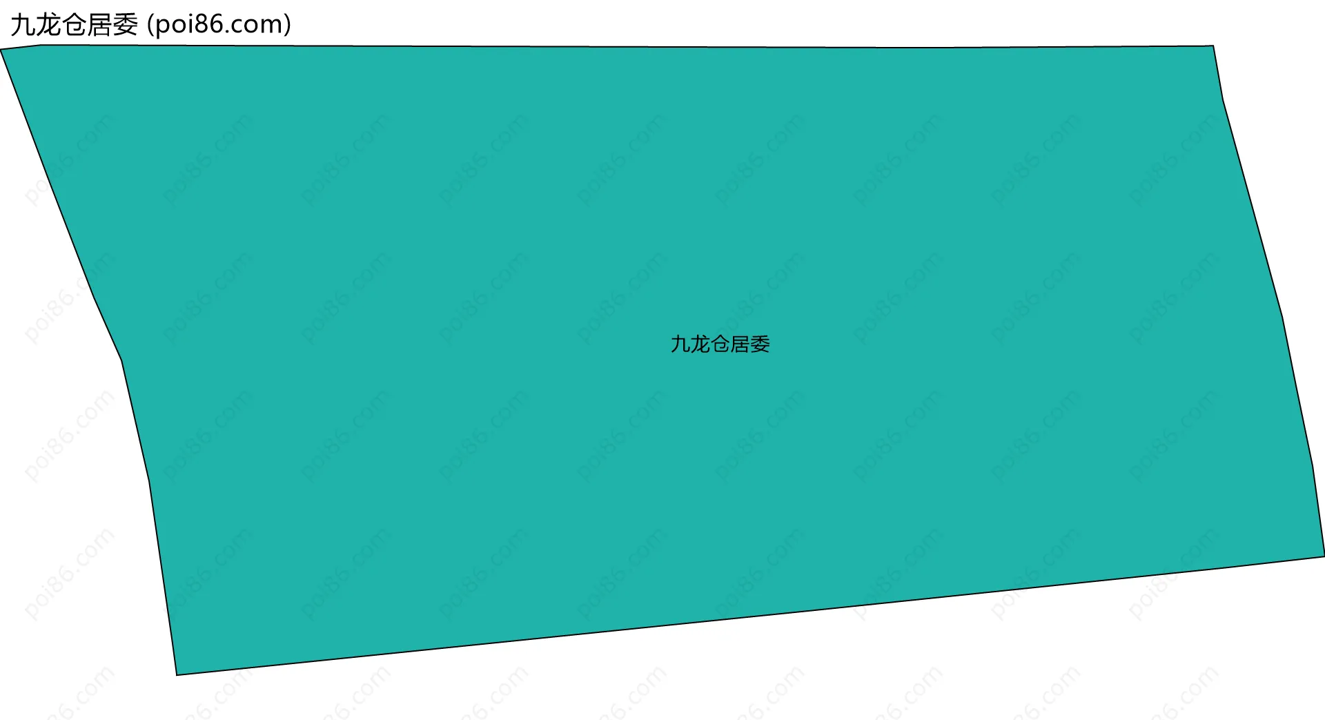 九龙仓居委边界地图