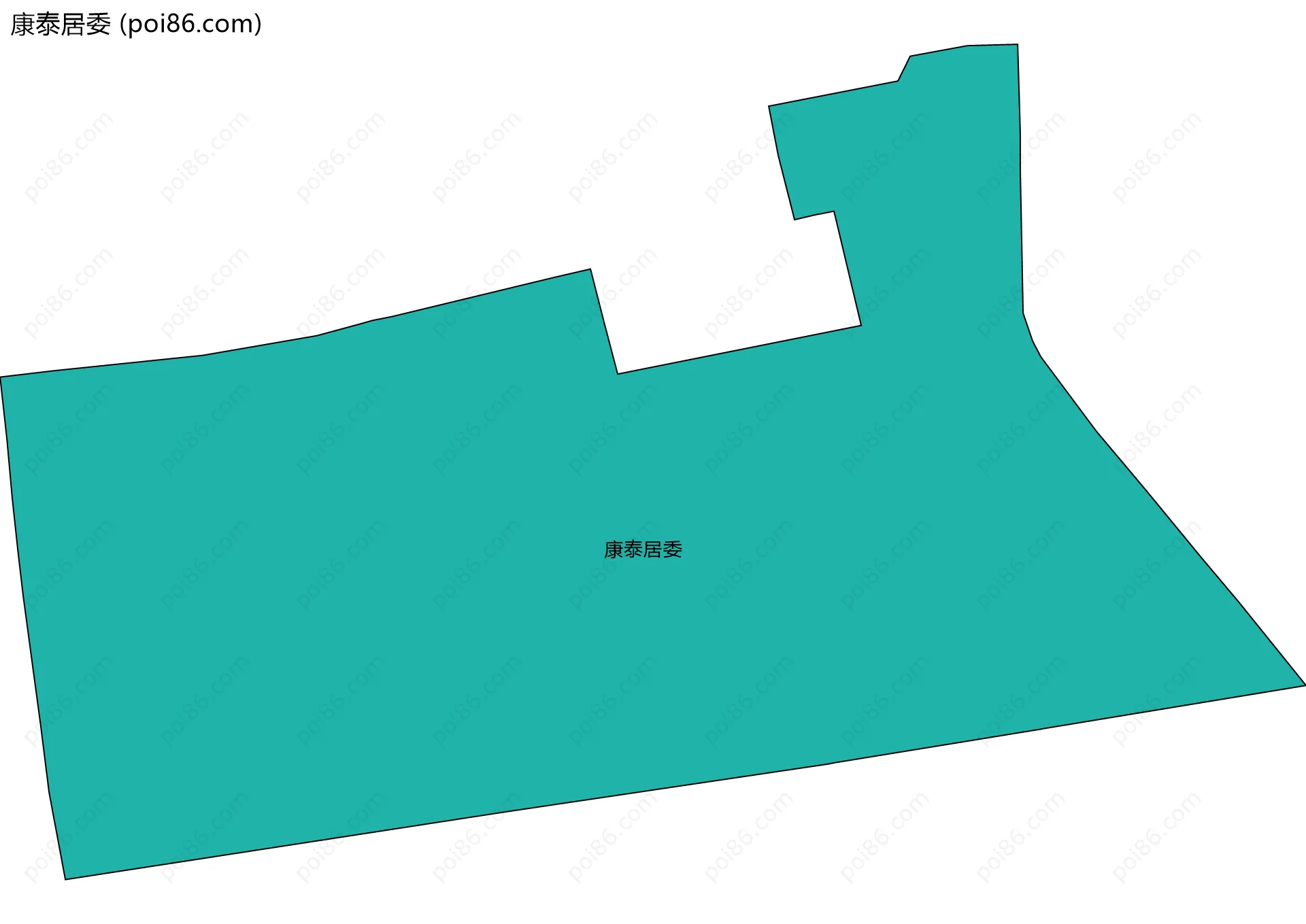 康泰居委边界地图