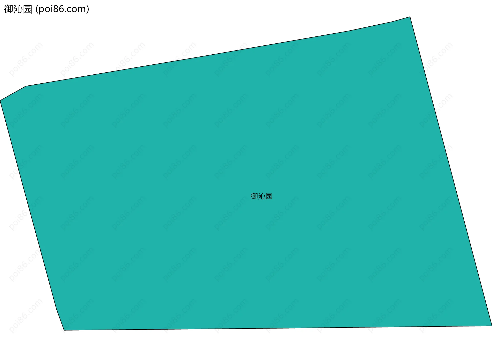 御沁园边界地图