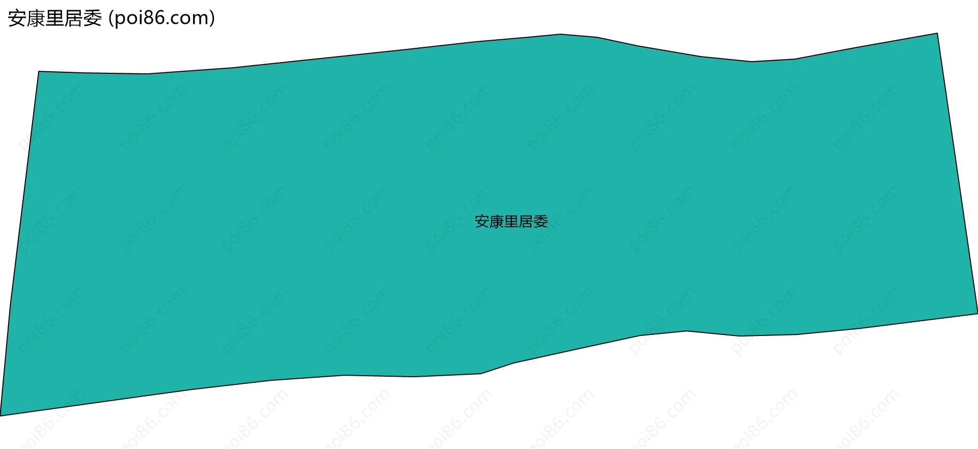 安康里居委边界地图