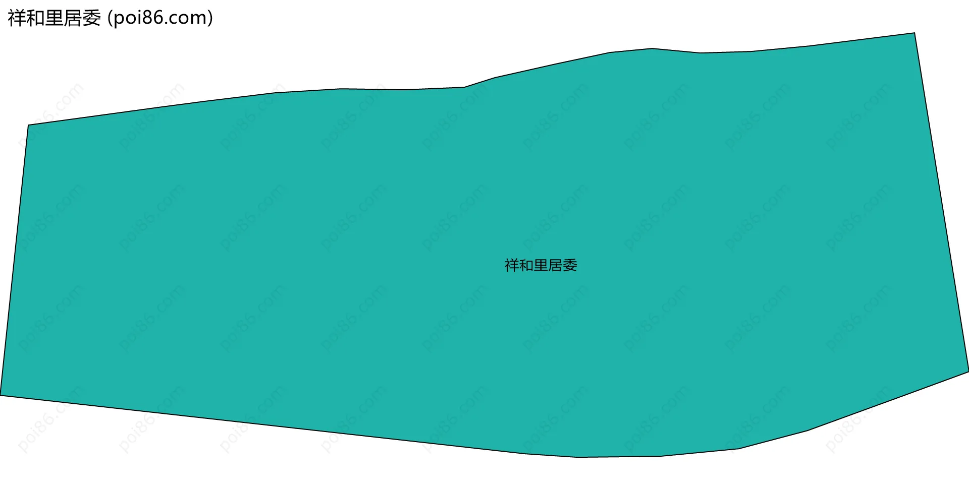 祥和里居委边界地图